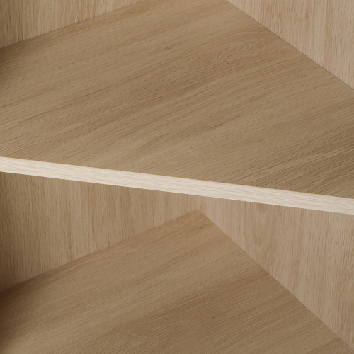 Corner cabinet ,Rattan door,Freestanding Corner Tables For Small Spaces, Corner Shelf Stand For Living Room, Kitchen, Bedroom、、xpatfood