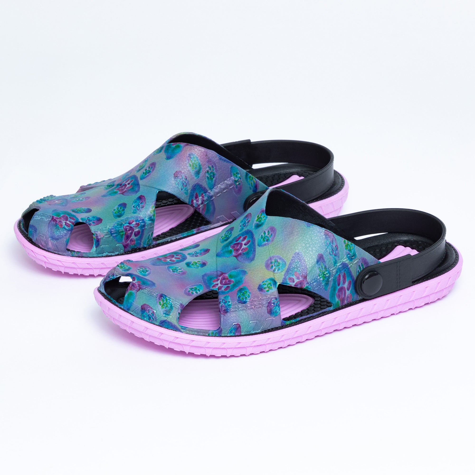 Paw Print Slingback Summer Sandals、mySite、camillekostekn