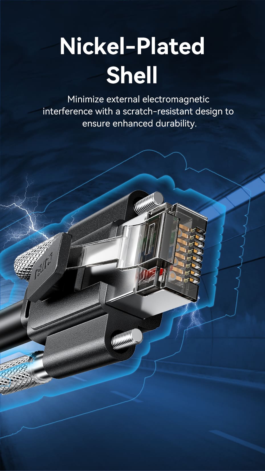 Ultra-Flexible Cat6A SFTP Industrial Camera Ethernet Patch Cable