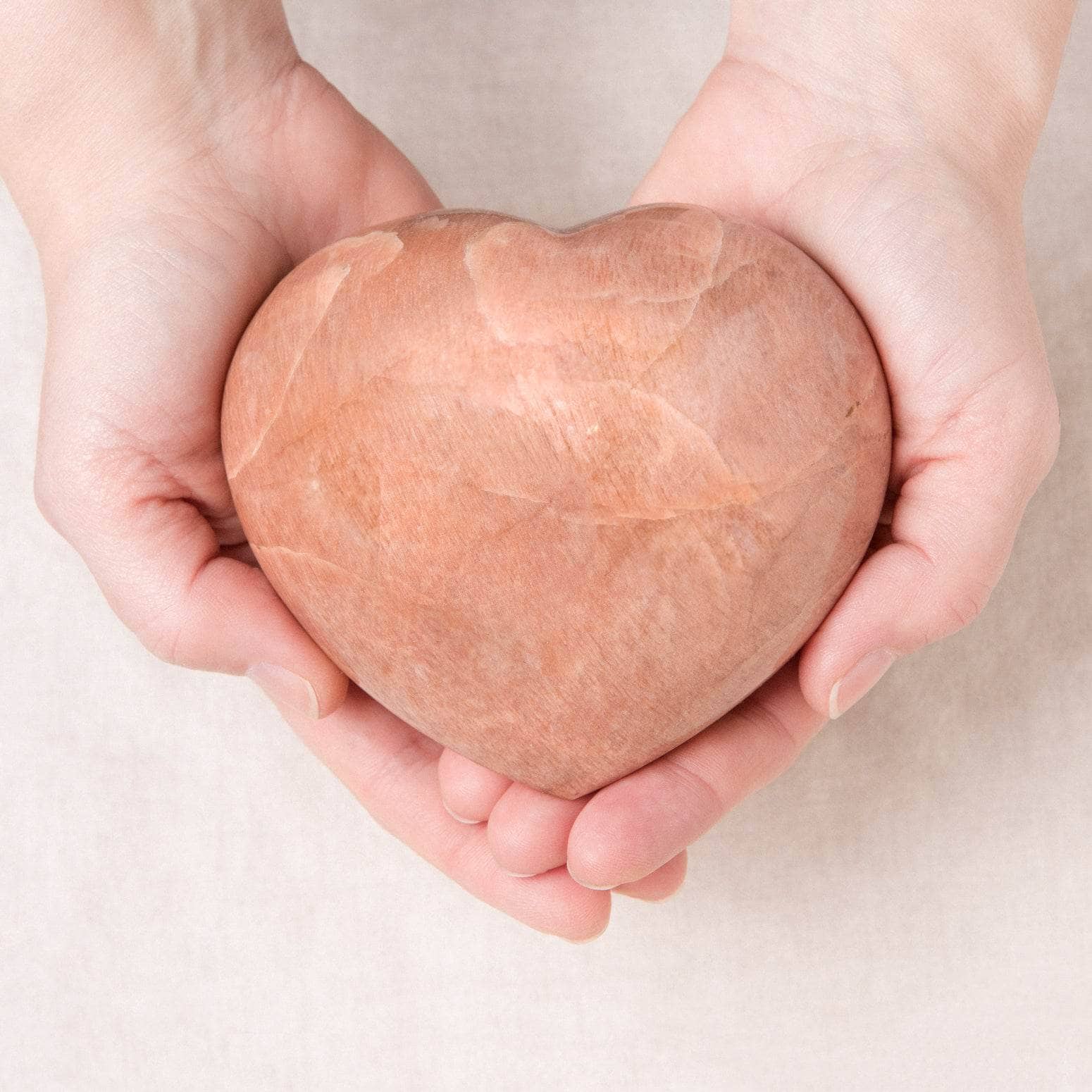 Peach Moonstone Hearts - AAA Premium Quality、mySite、hinf8tx79