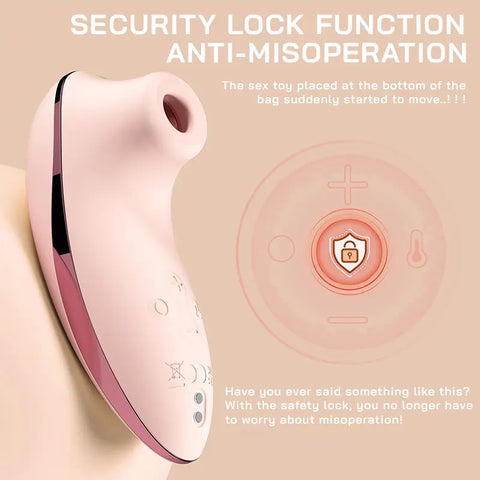 Heated Remote Suction Clitoral Stimulator
