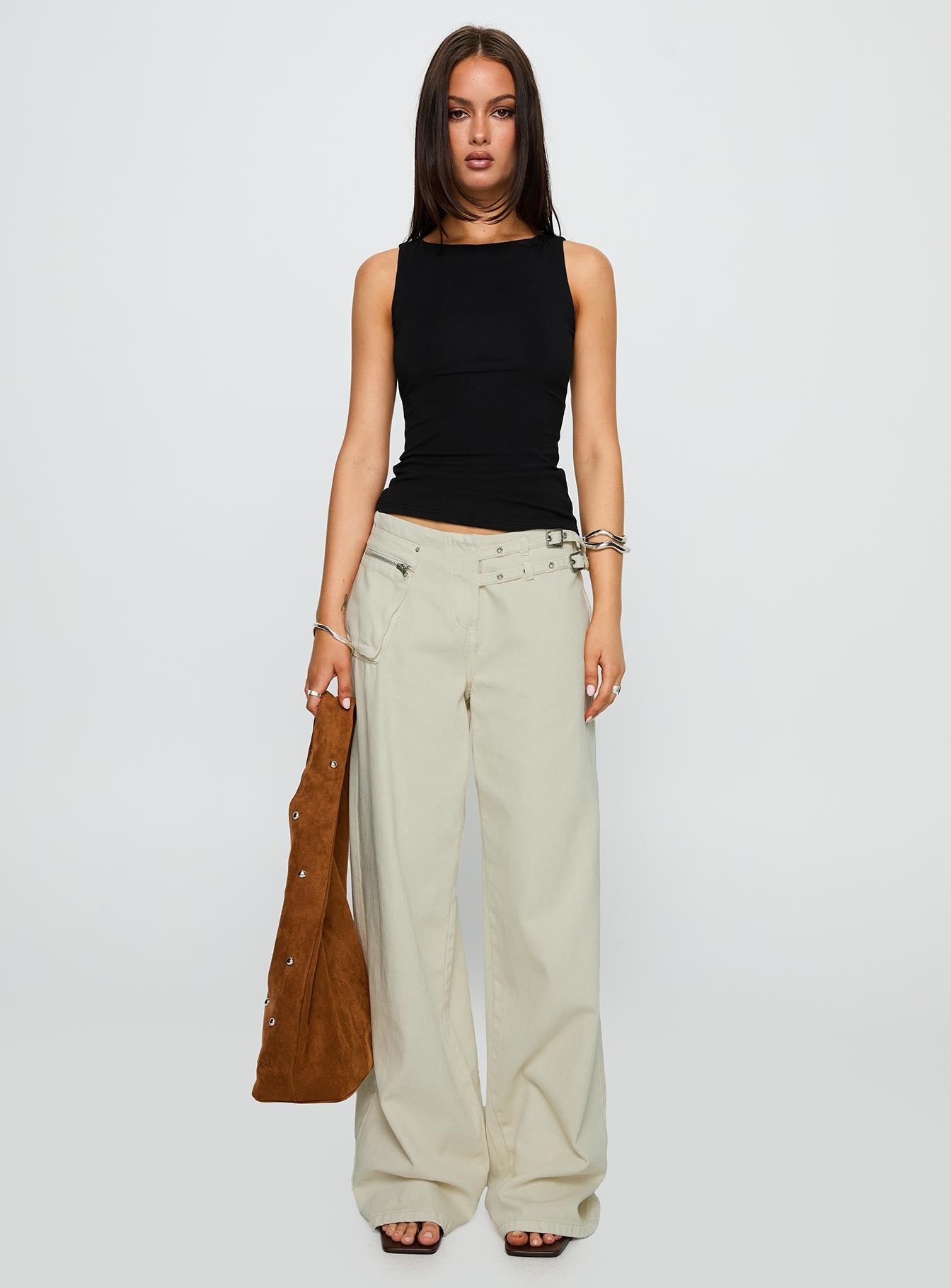 Lose Your Number High Neck Top Black、mySite、solidvoid