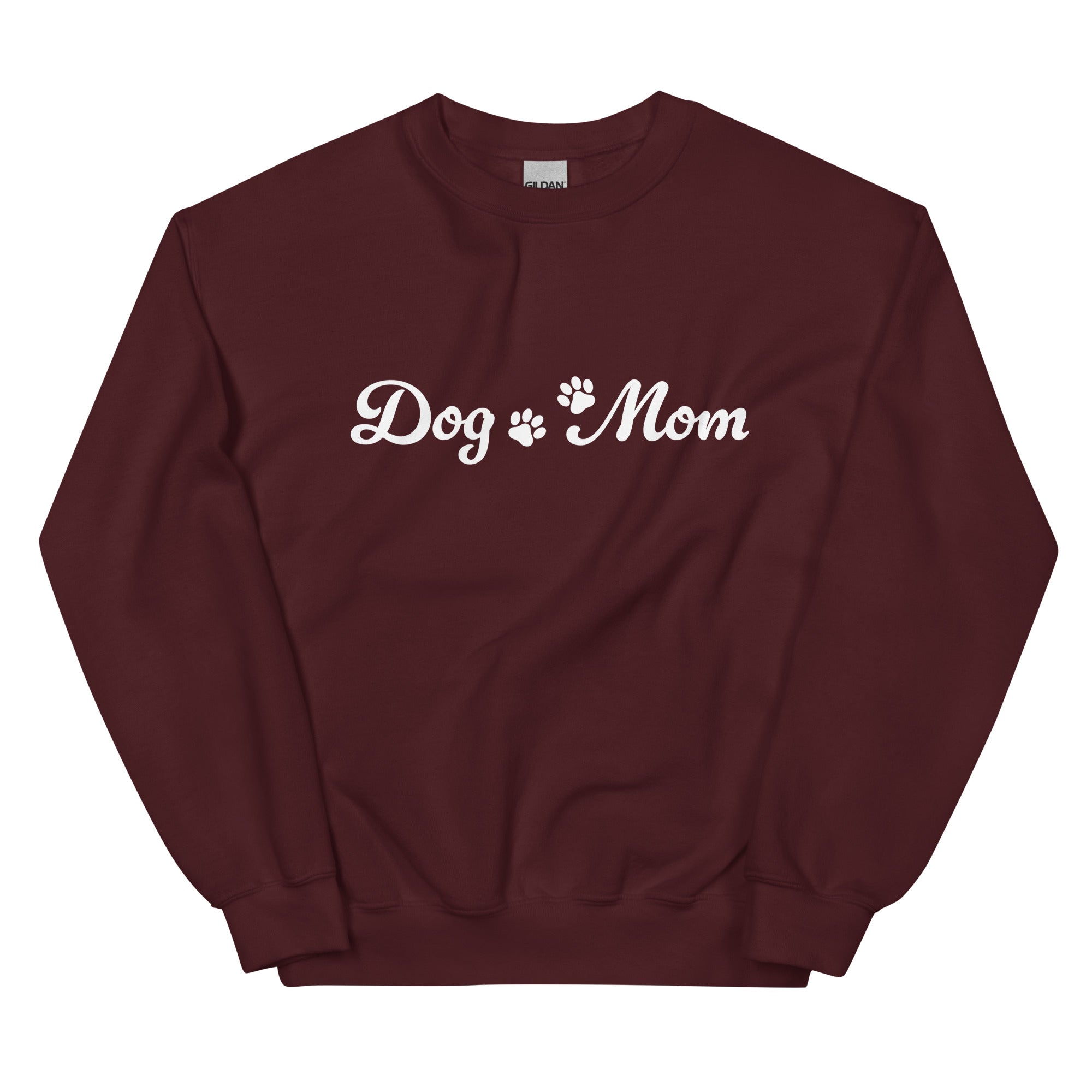 Paw Print Dog Mom Crewneck Sweatshirt、mySite、camillekostekn