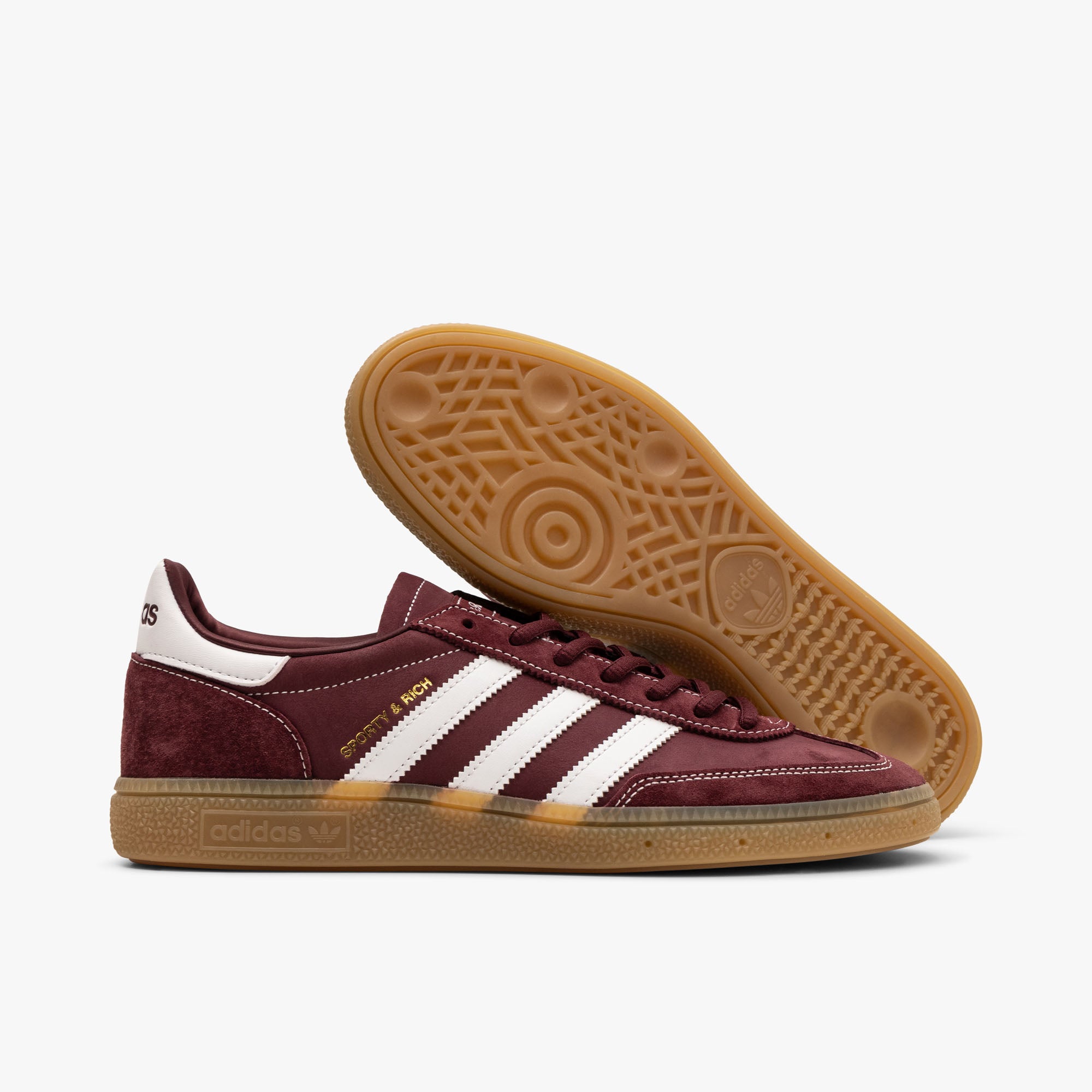  adidas Originals x Sporty & Rich Handball Spezial Shadow Red / Cloud White - Gum、mySite、merchandisen