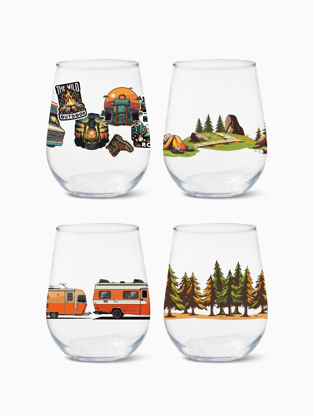 Camp - RESERVE 16oz Stemless Wine Tritan Copolyester Glass、mySite、camillekostekn