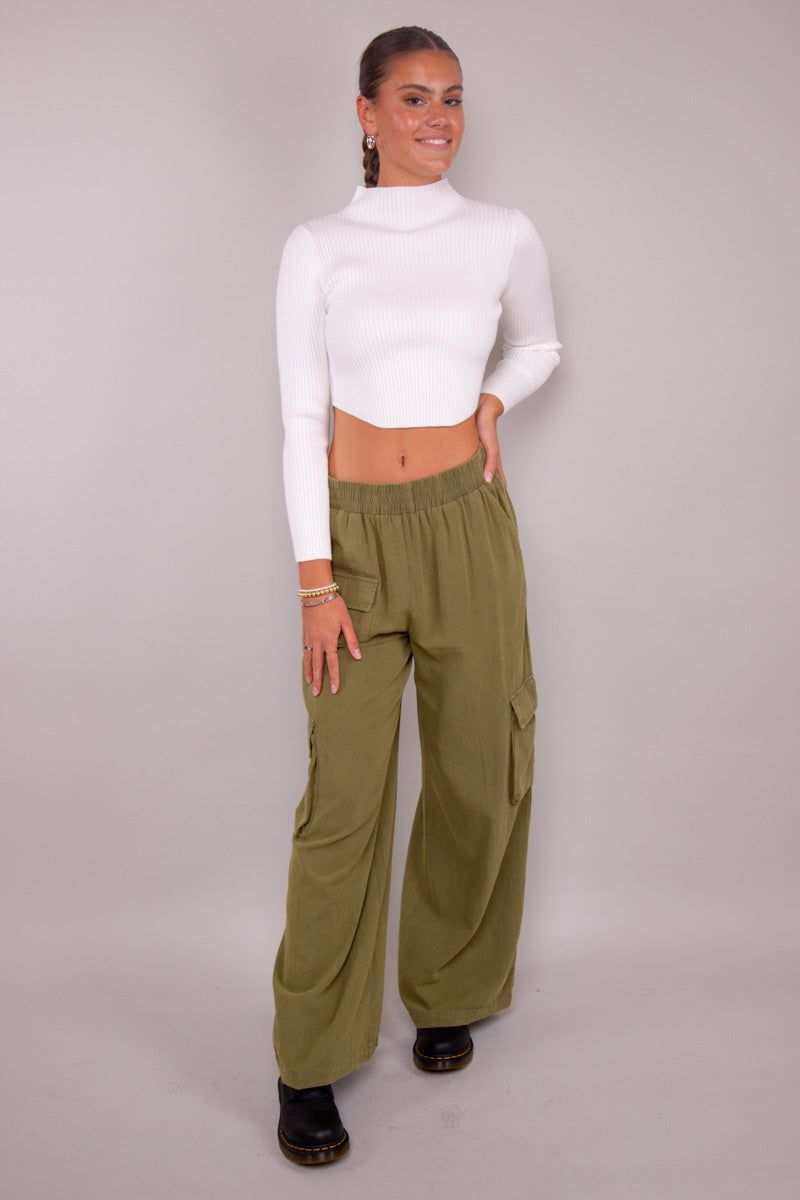 Gwen Cargo Pants- Green、mySite、hinf8tx79