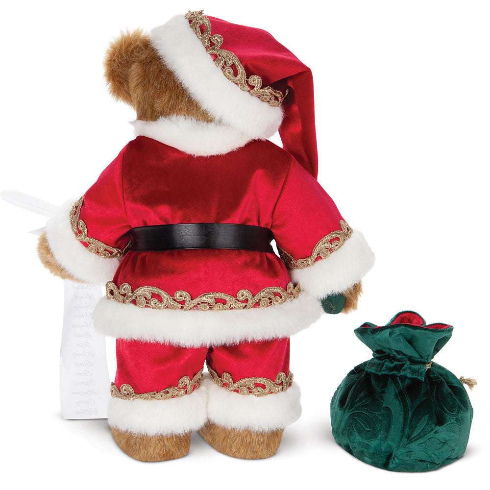 15 In. Limited Edition Night Before Christmas Santa Bear、mySite、g9winljtr