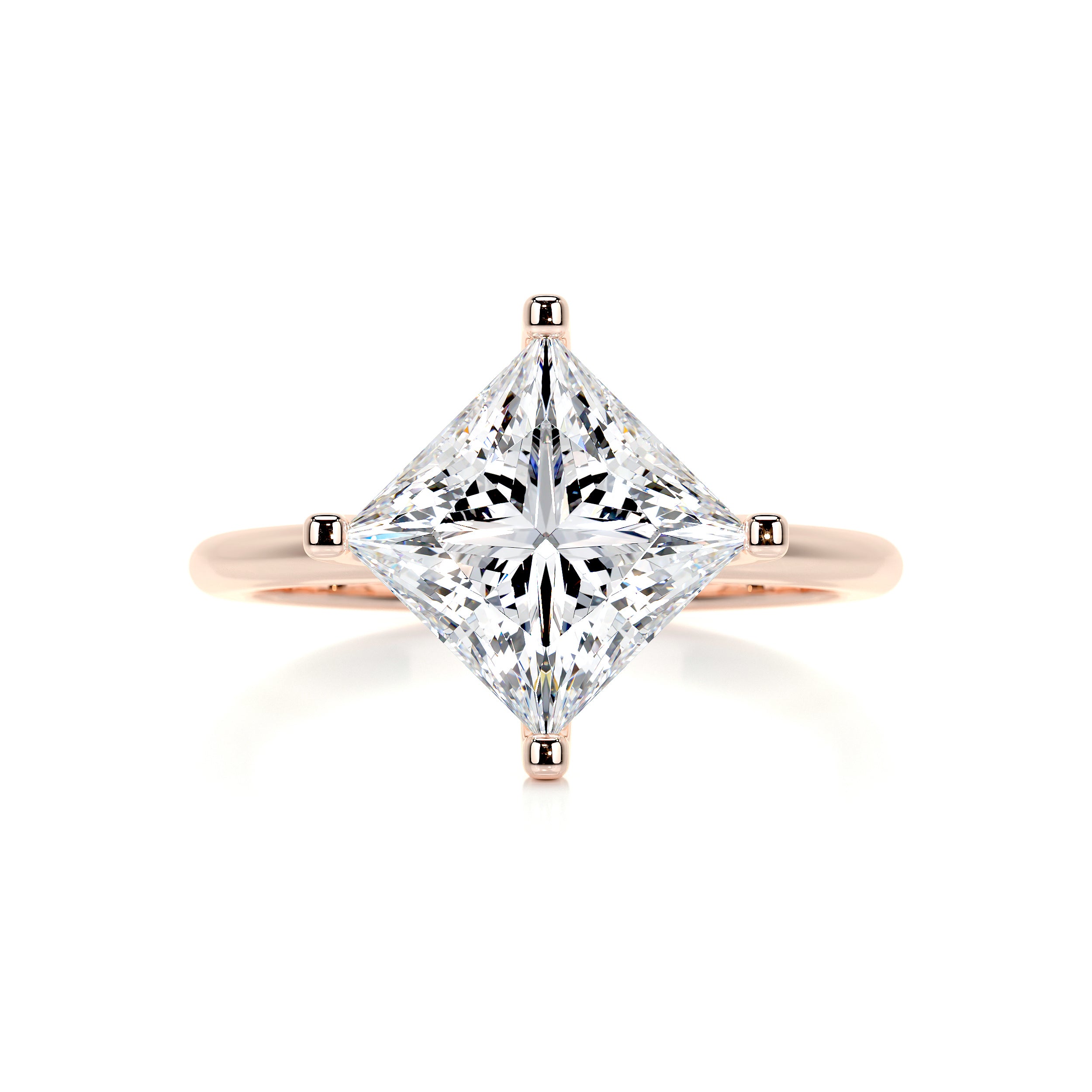 Alma Moissanite Ring -14K Rose Gold、mySite、hinf8tx79