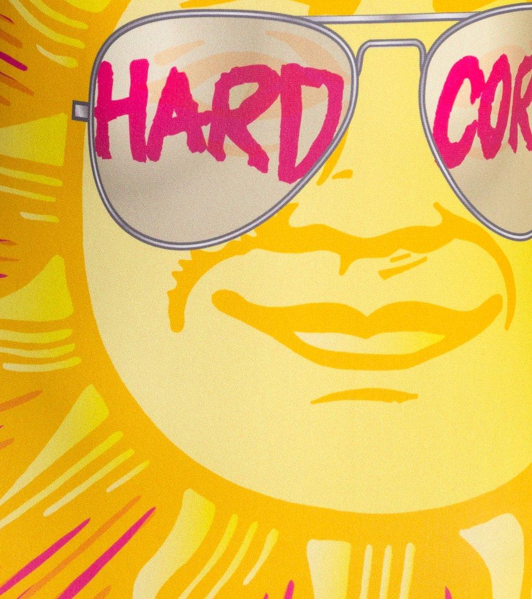 HARDCORESPORT Women's Shades Yellow Cali Back One Piece Swimsuit、mySite、noshort