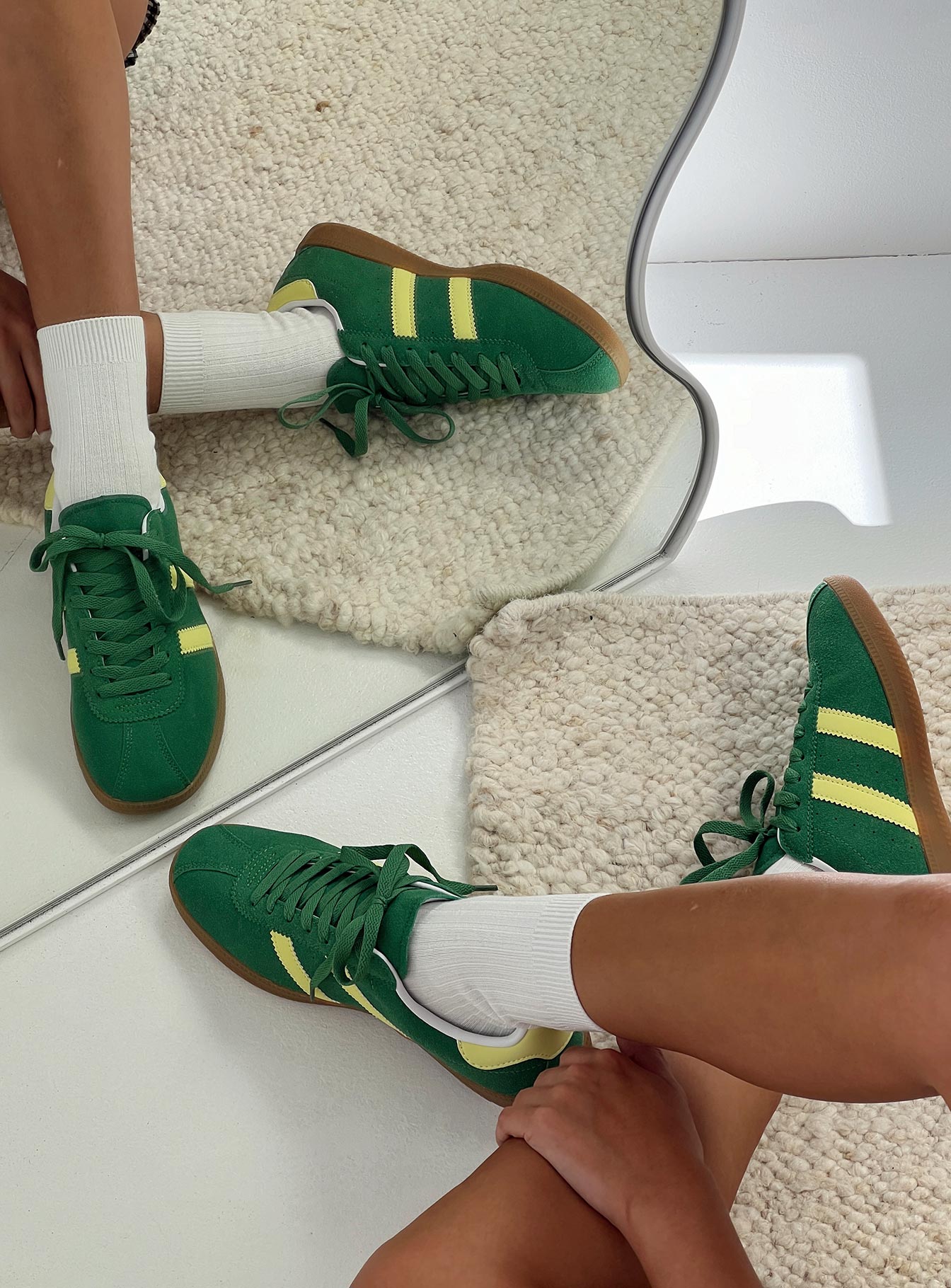 Huckle Sneakers Green、mySite、solidvoid