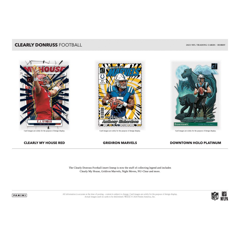 2023 Panini Clearly Donruss Football Hobby Box、mySite、waistdrama