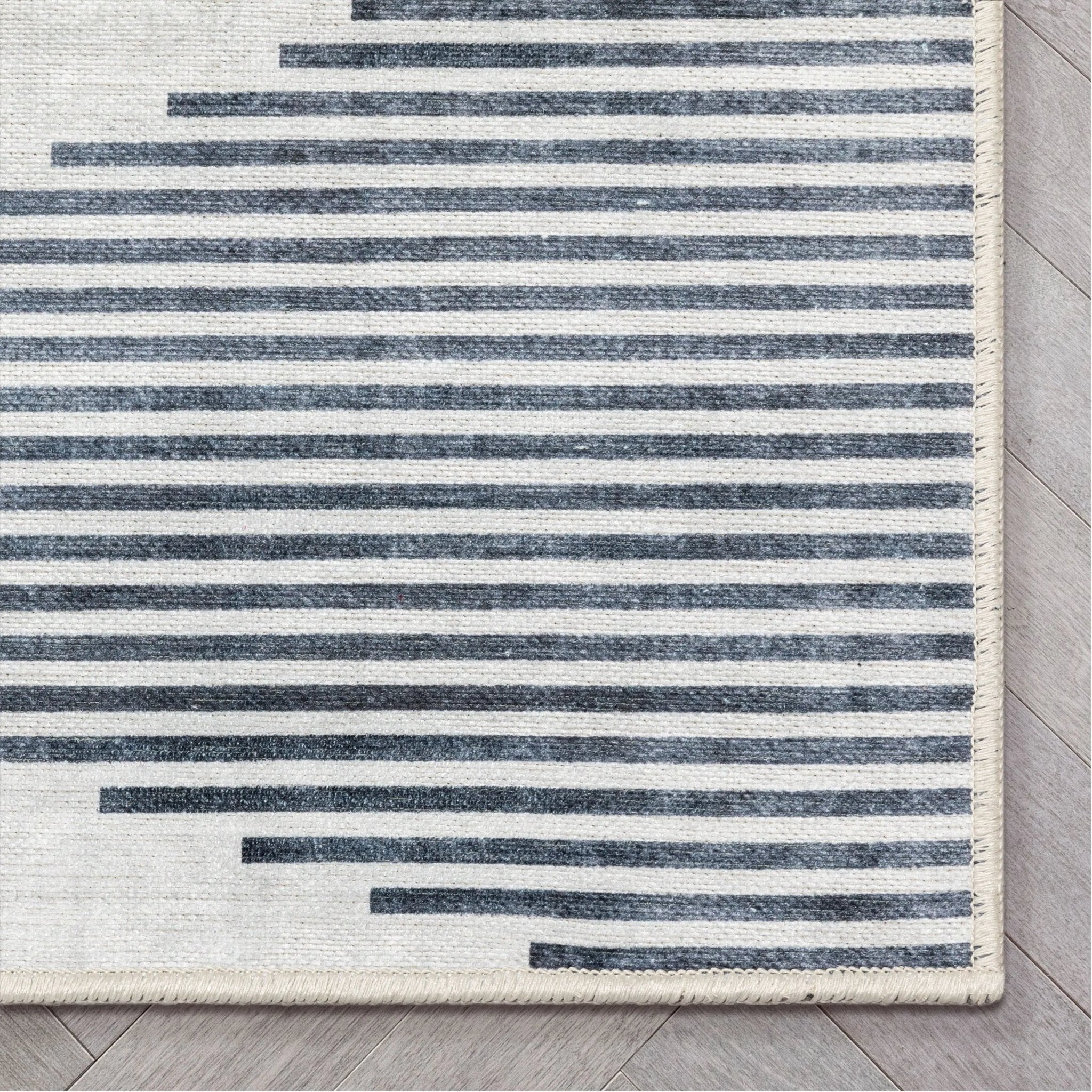 Bree Moroccan Diamond Stripes Ivory Grey Area Flat-Weave Rug、mySite、gigharbornorthrealestate