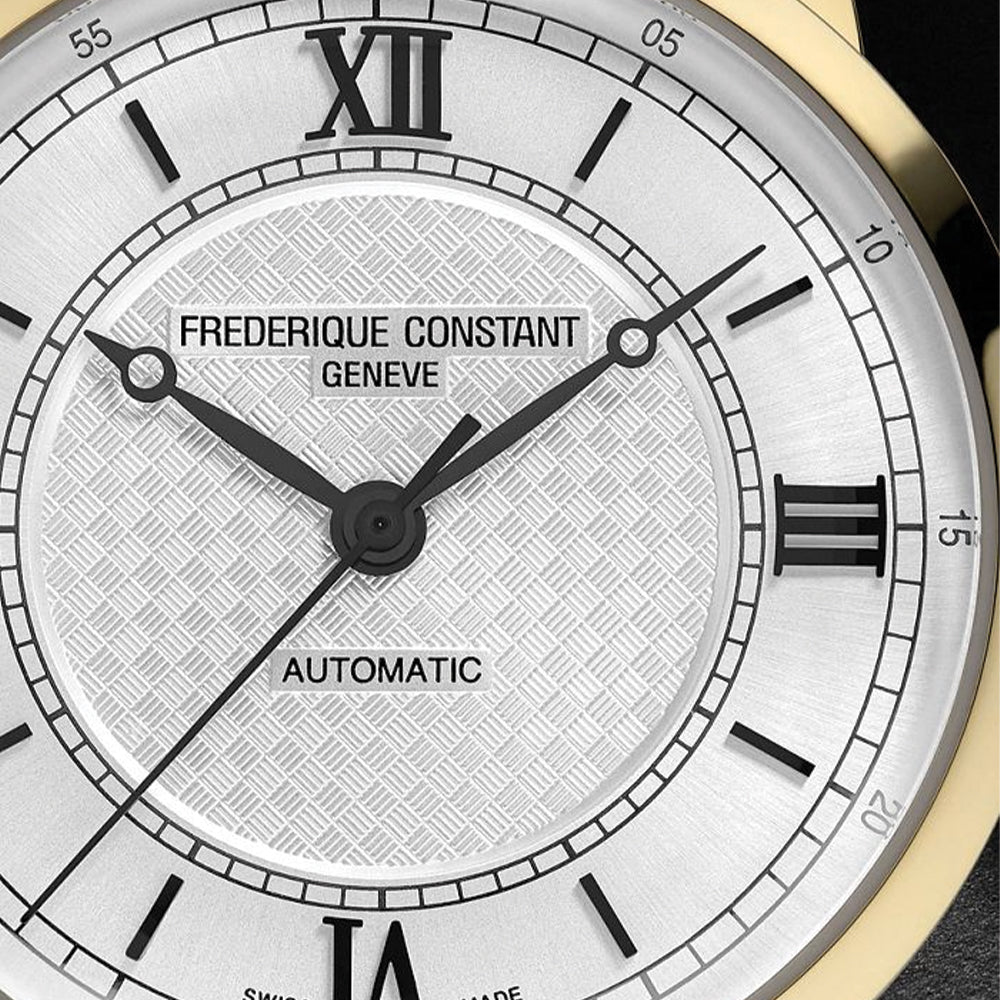 Classics Premiere Automatic Yellow Gold Steel 38.5mm - Silver on Leather Strap、mySite、botmansion