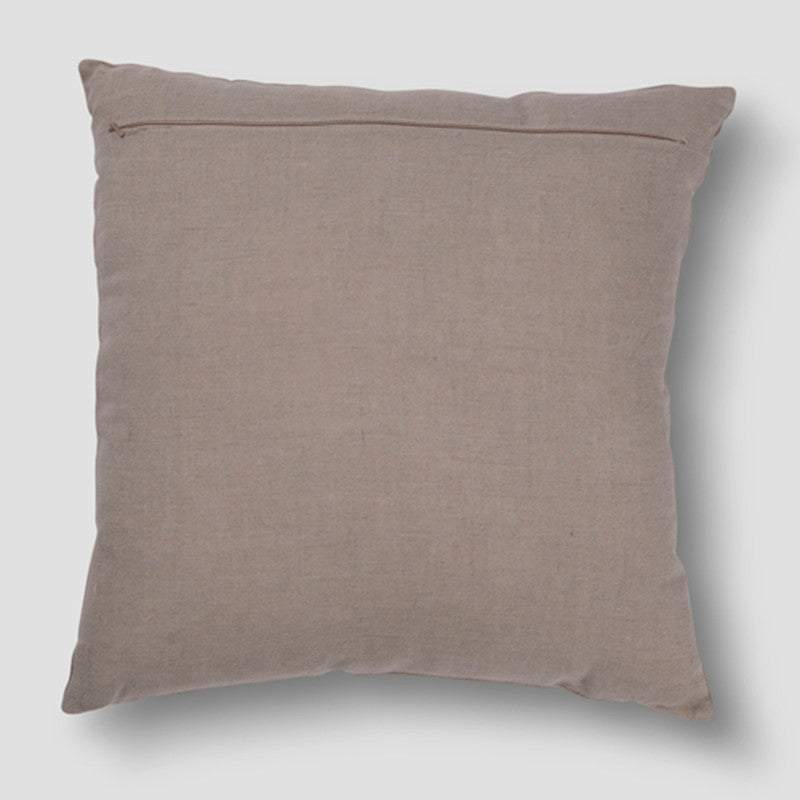 Linen Blossom Stitch Cushion Cover | Beige | 45 x 45 cm、mySite、camillekostekn