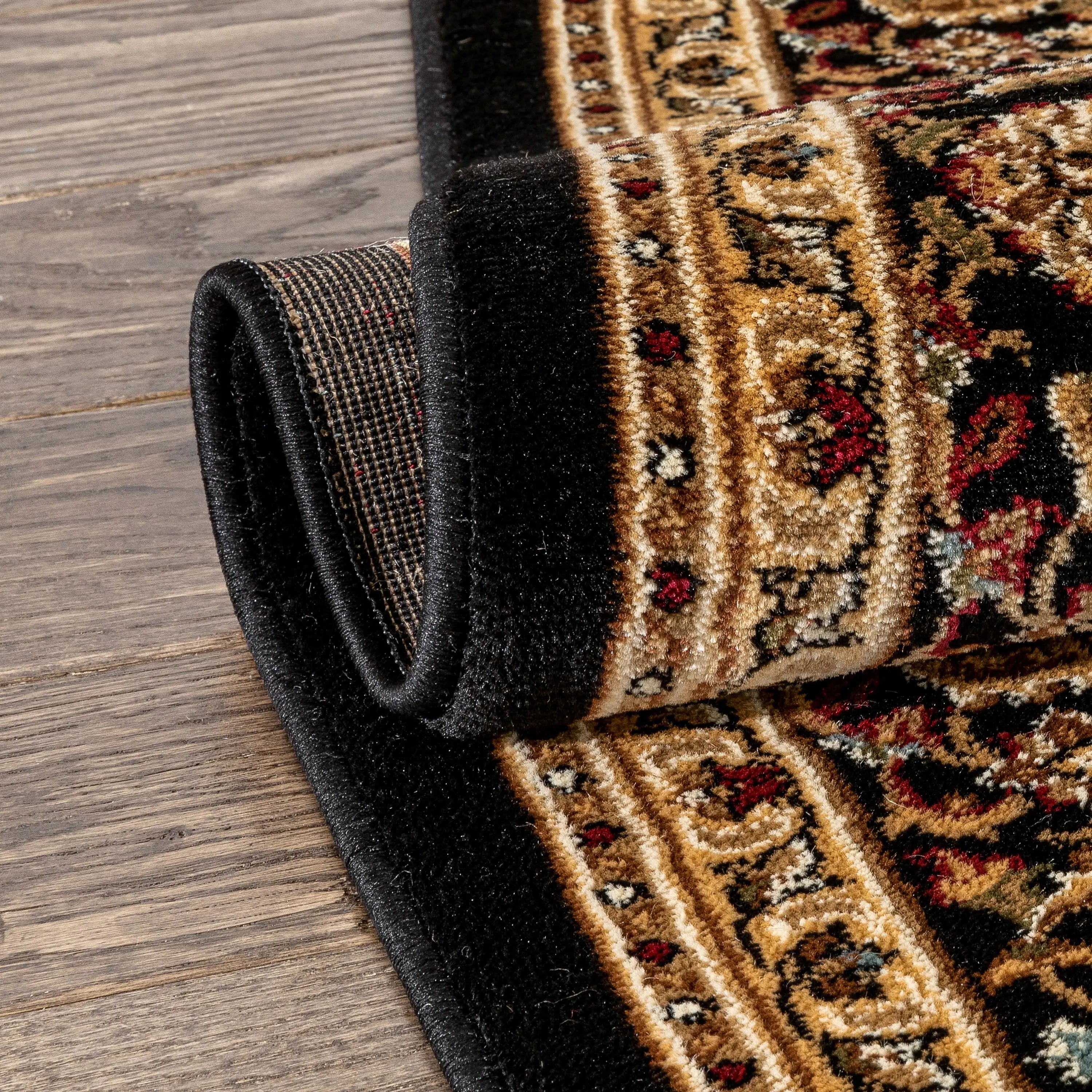 Aviva Black Traditional Rug、mySite、gigharbornorthrealestate