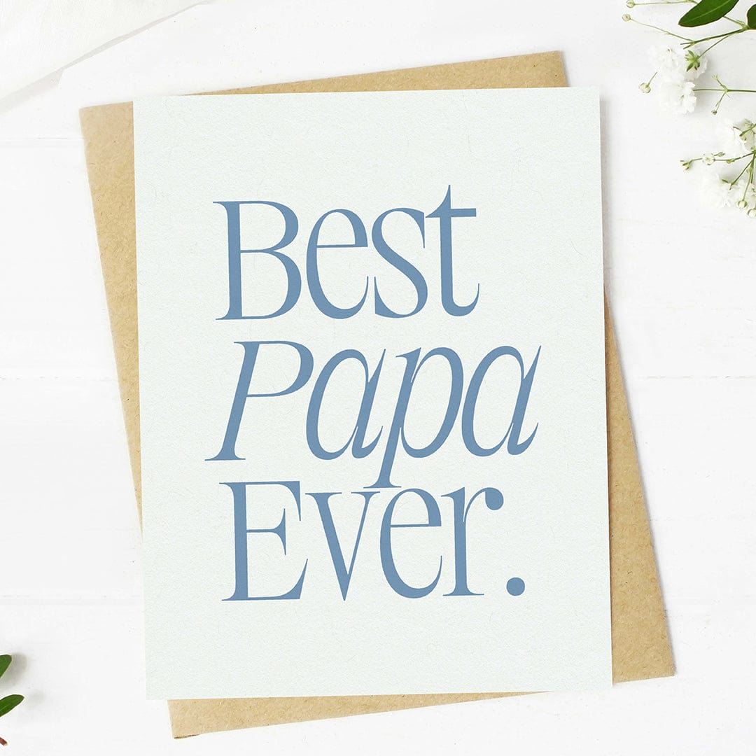  Best Papa Ever Father's Day Card、mySite、elrpsem3k