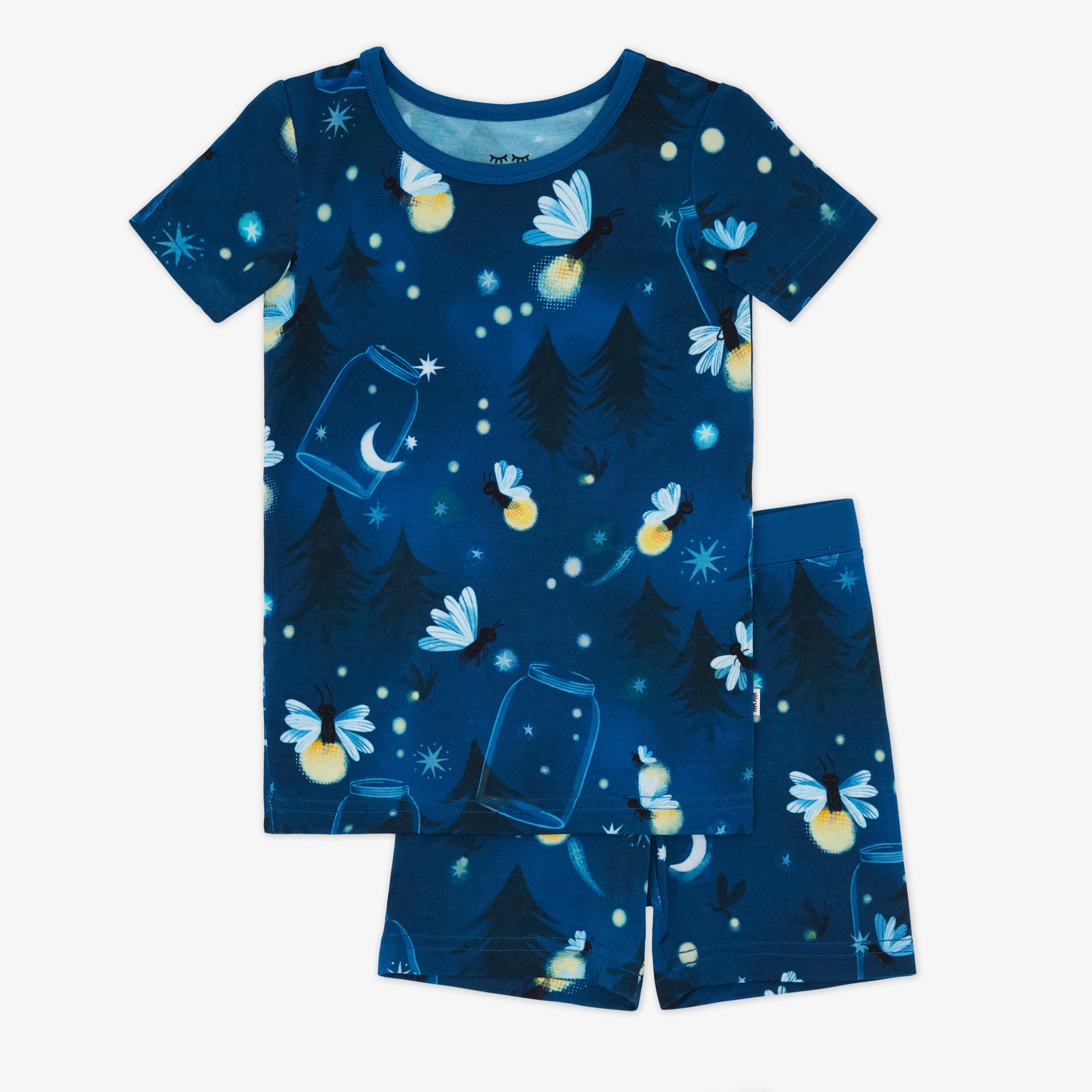 Firefly Glow Two-Piece Short Sleeve & Shorts Pajama Set、mySite、g9winljtr