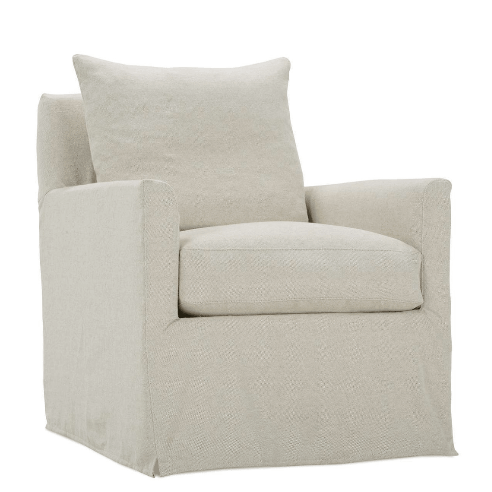 Lilah Slipcover Swivel Glider & Ottoman、mySite、neckold