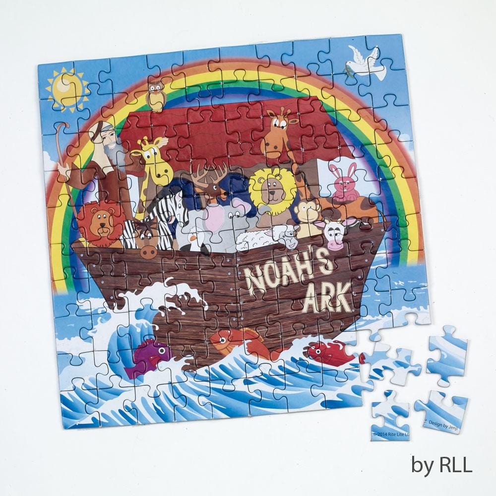 100 Piece Noah's Ark Jigsaw Puzzle - Ages 6+、mySite、topwebapps