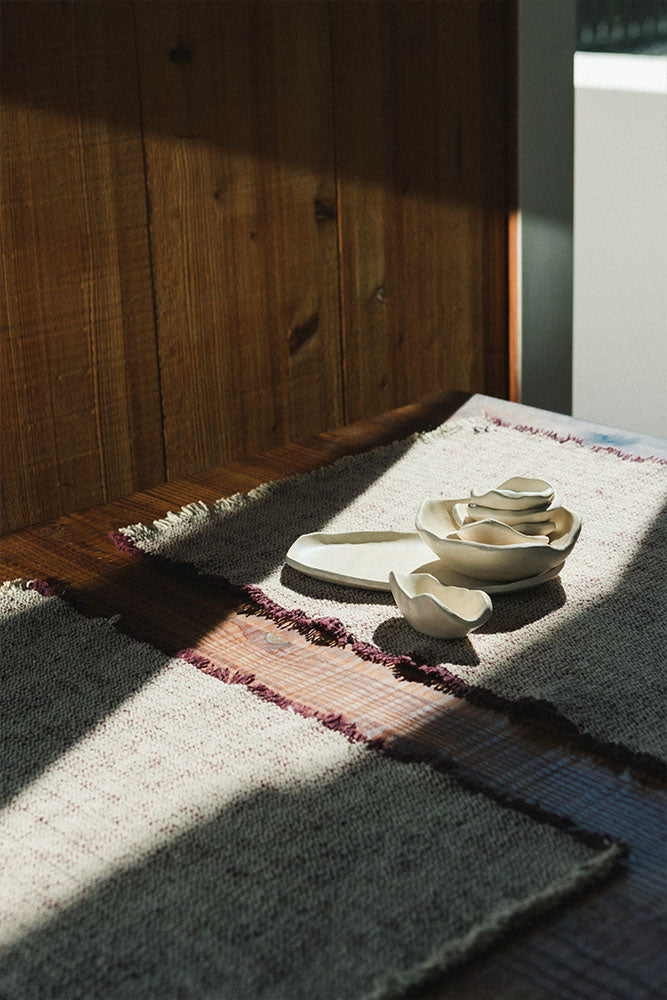 Handloom Placemats Natural and Marsala (Set of 4)、mySite、gigharbornorthrealestate