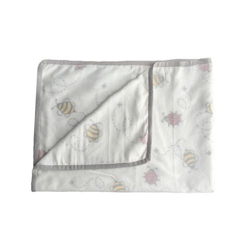 Bee & Bug Muslin Baby Blankie--HANDMADE, High Quality! *、mySite、g9winljtr
