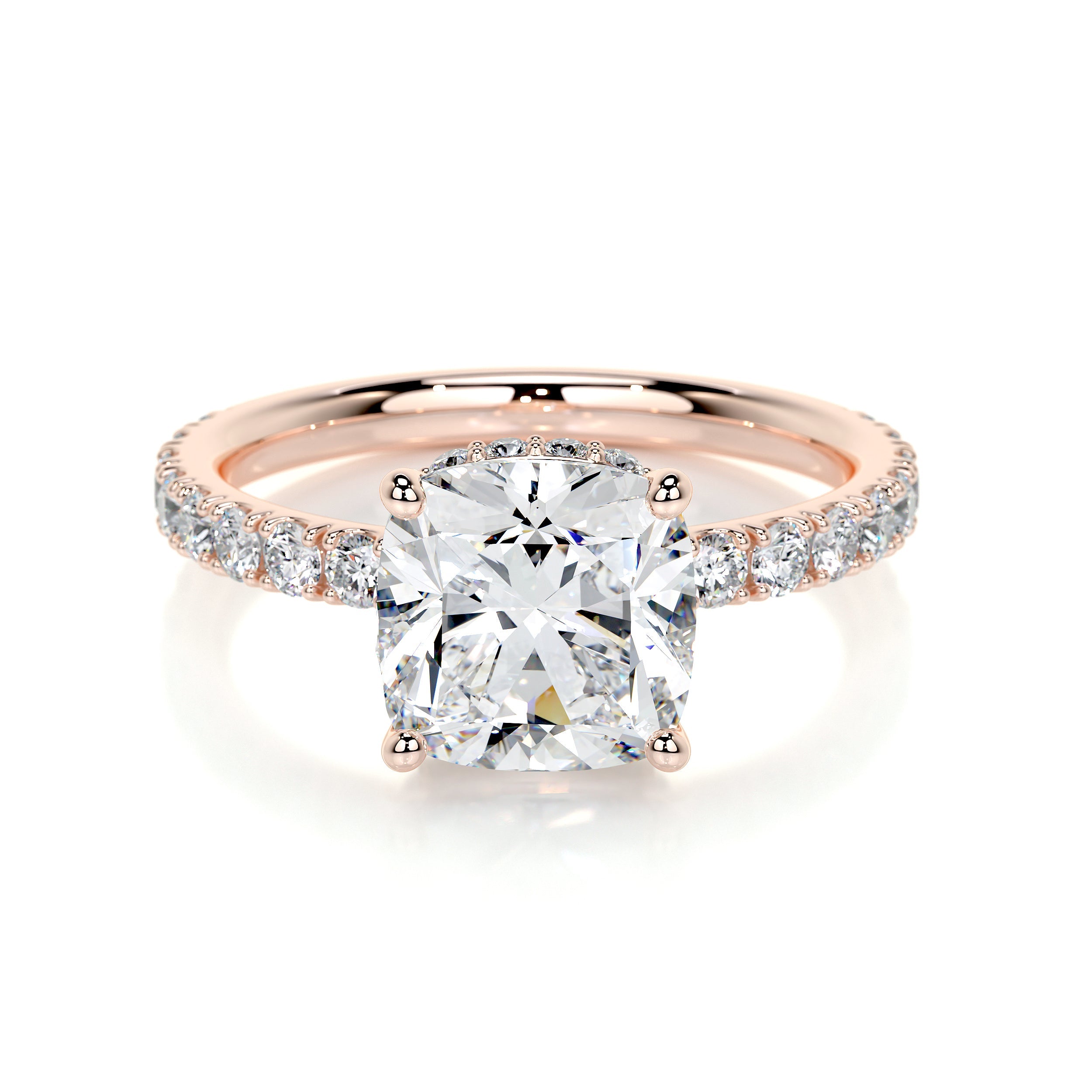 Bree Lab Grown Diamond Ring -14K Rose Gold (RTS)、mySite、hinf8tx79