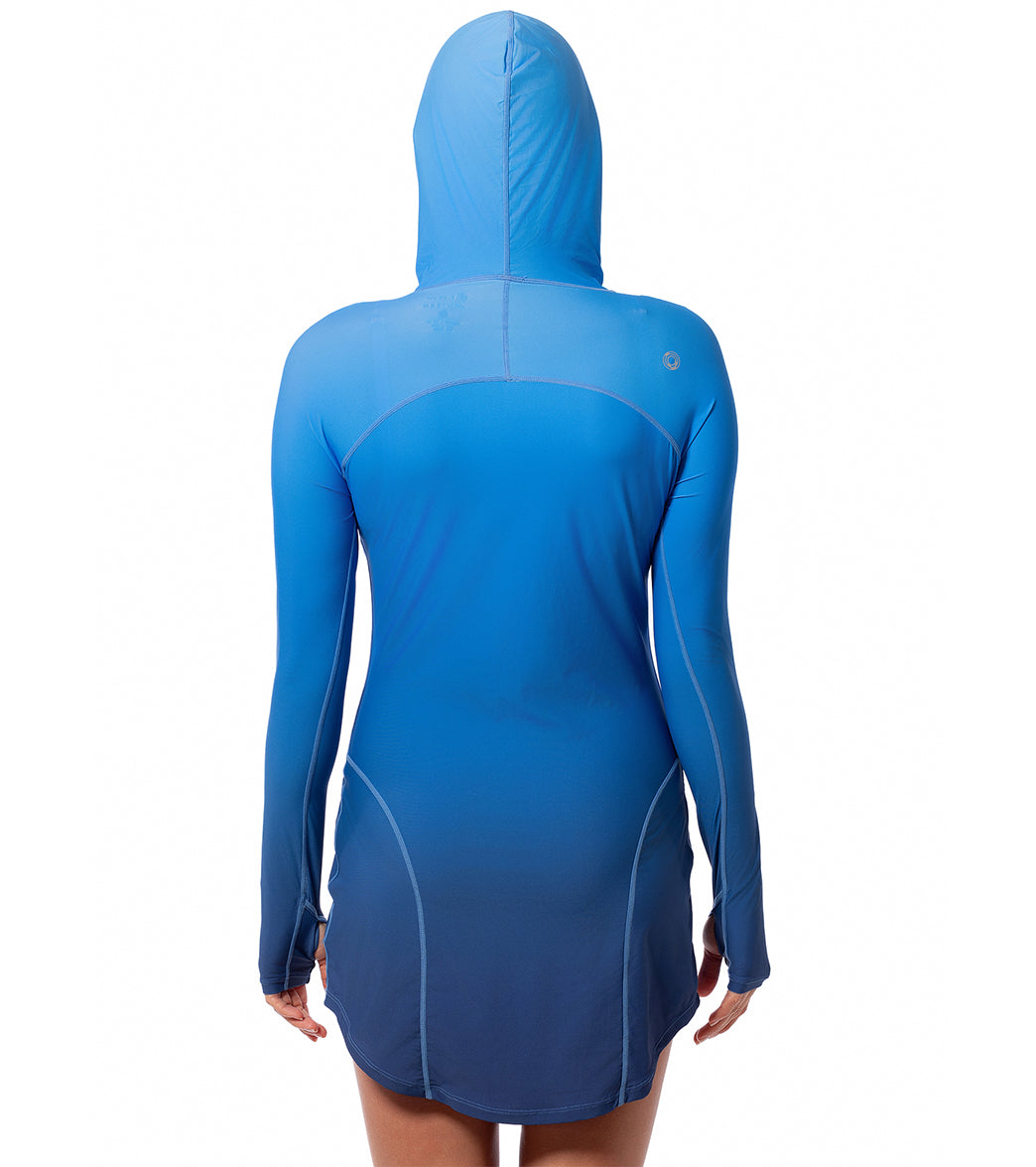Jantzen x BloqUV Women's Infinity UPF 50+ Hoodie Dress、mySite、noshort