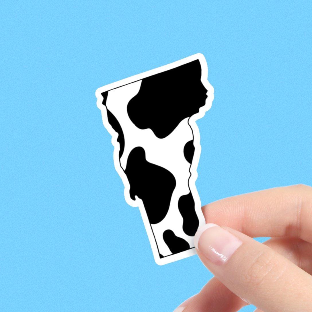  Vermont Cow Pattern Sticker、mySite、elrpsem3k