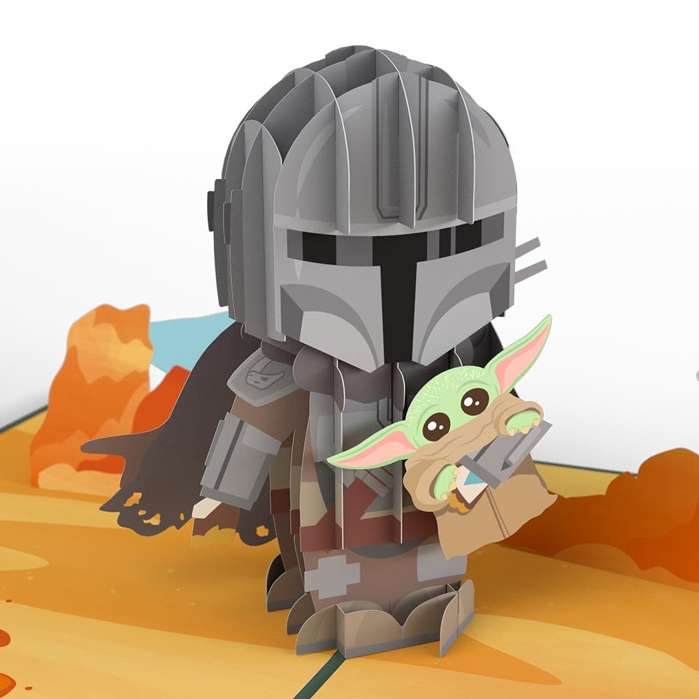 Star Wars™ The Mandalorian™ Beskar Father's Day Pop-Up Card、mySite、solidvoid