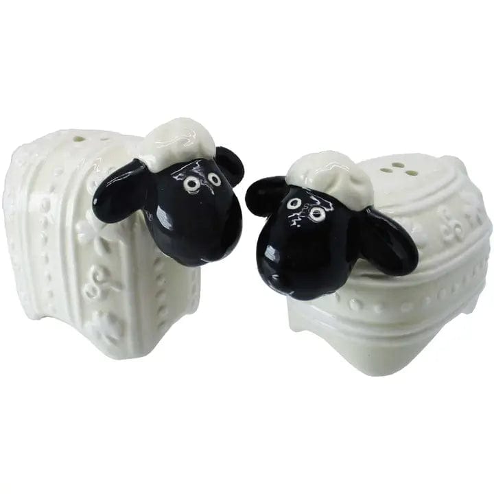 Irish Sheep Salt and Pepper Set Gift Boxed Made in Ireland、mySite、g9winljtr