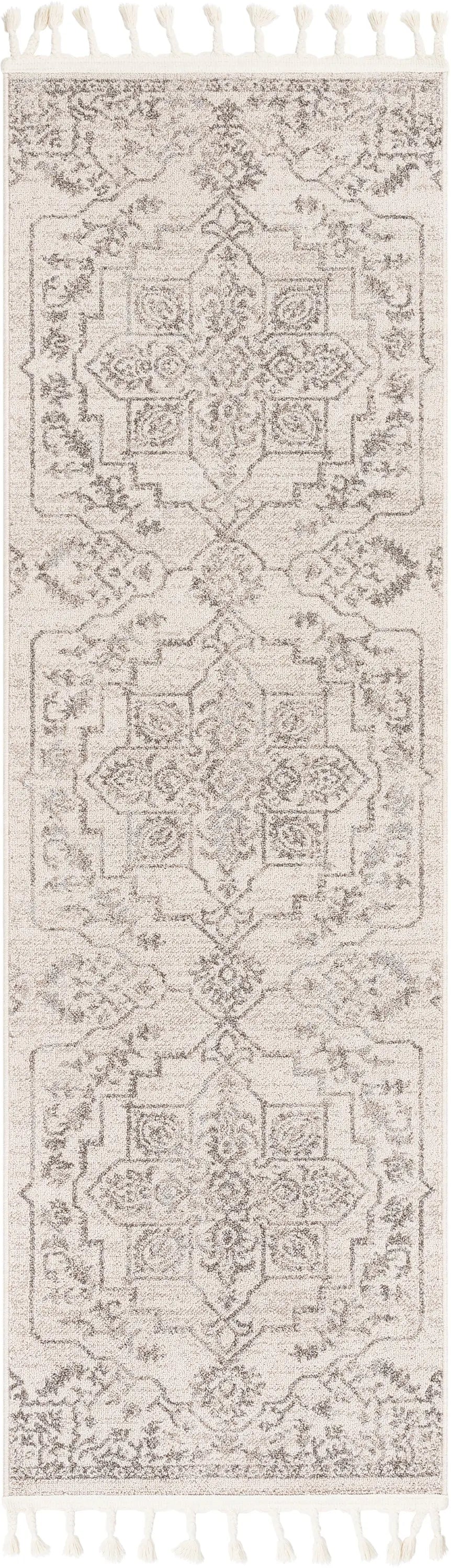Valentina Oriental Medallion Brown Beige Kilim-Style 5'3 x 7'3 Rug、mySite、gigharbornorthrealestate