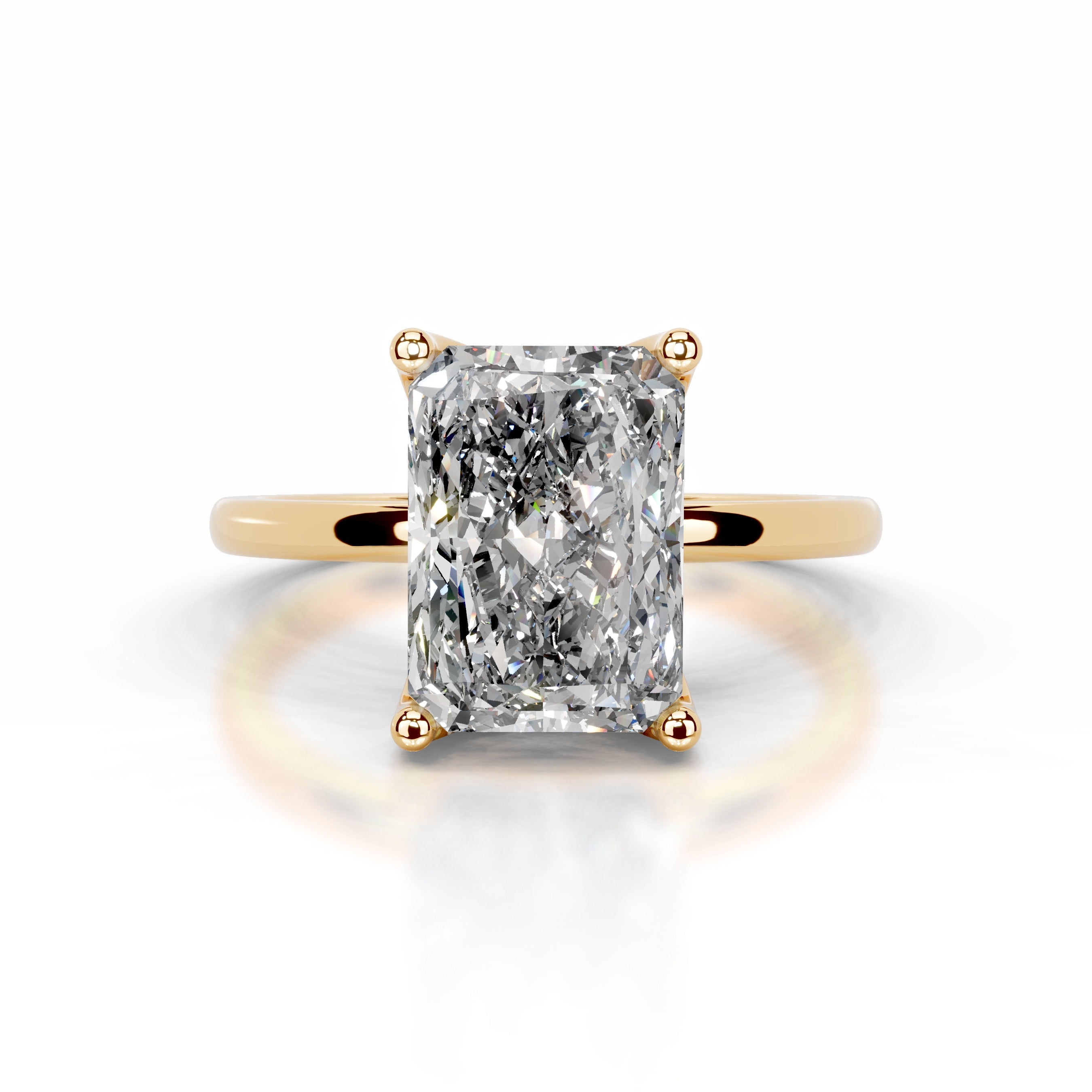 Phoenix Diamond Engagement Ring - 18K Yellow Gold、mySite、hinf8tx79
