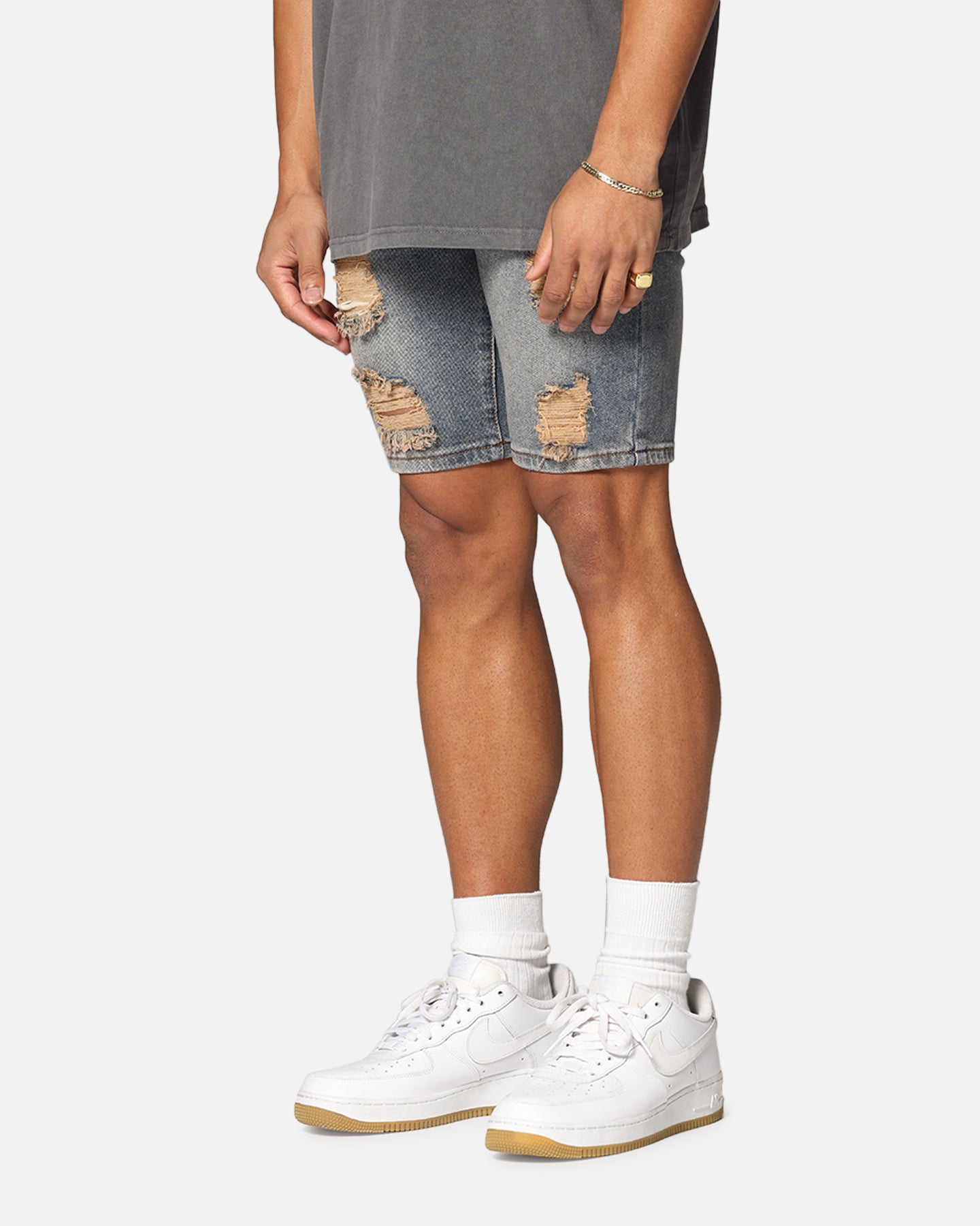 Saint Morta Dynasty Thrash V2 Denim Shorts Dirty Denim、mySite、zt4zffjzw