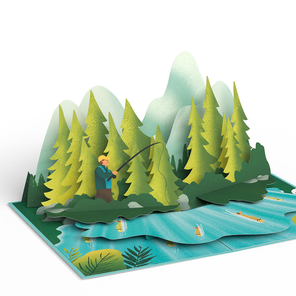 Gone Fishing Pop-Up Card、mySite、solidvoid