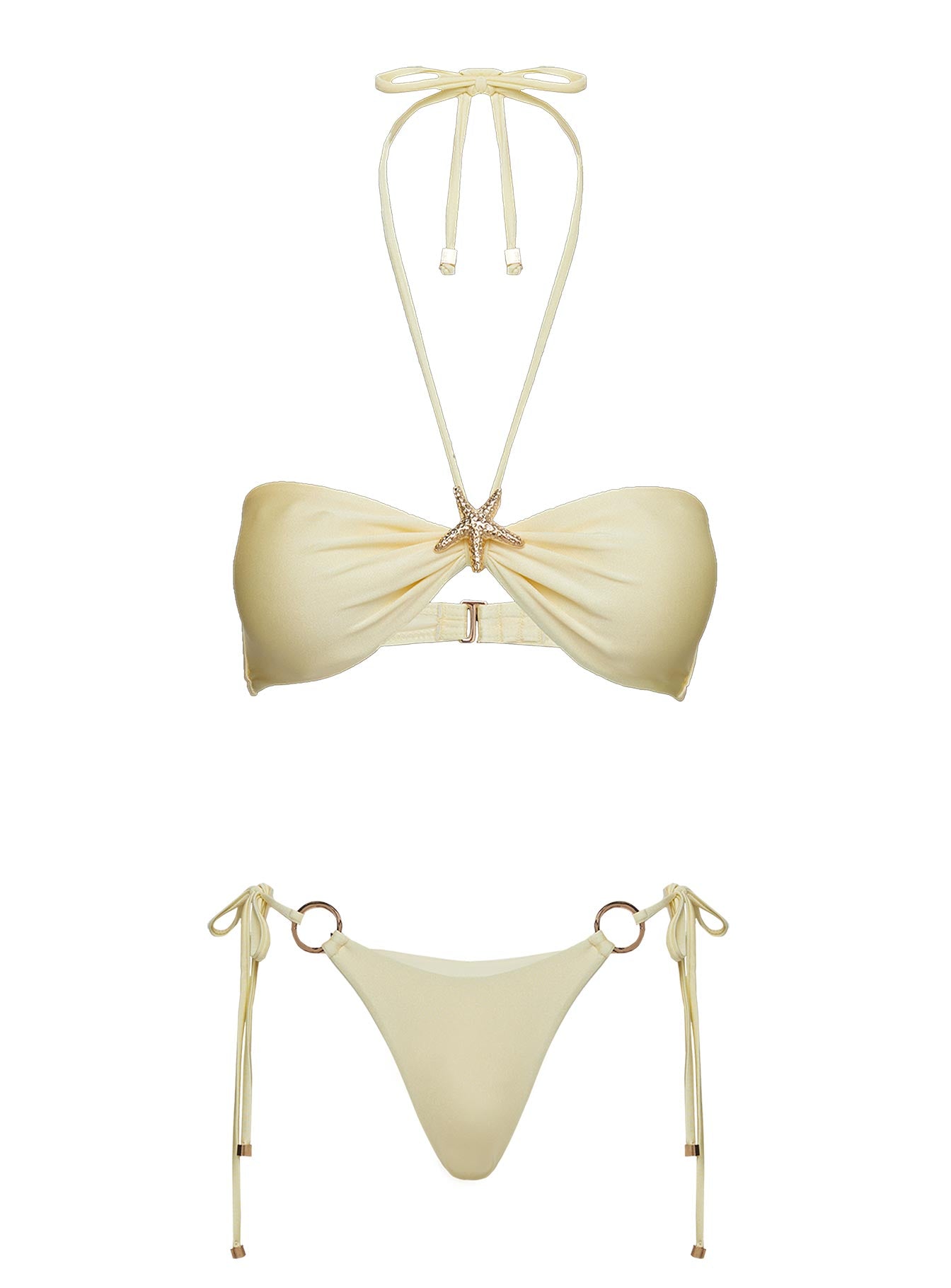 Alastor Halter Bikini Top Yellow、mySite、solidvoid