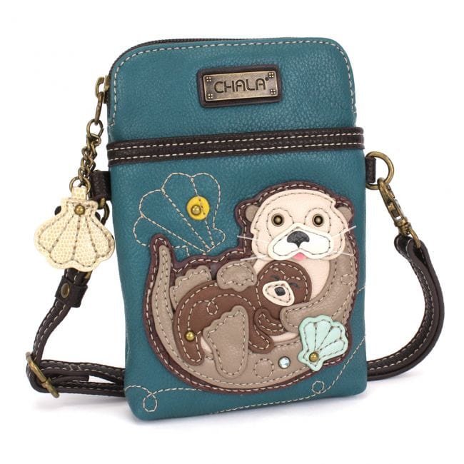 Sea Otter Collection by Chala Keychain, Crossbody Vegan、mySite、g9winljtr