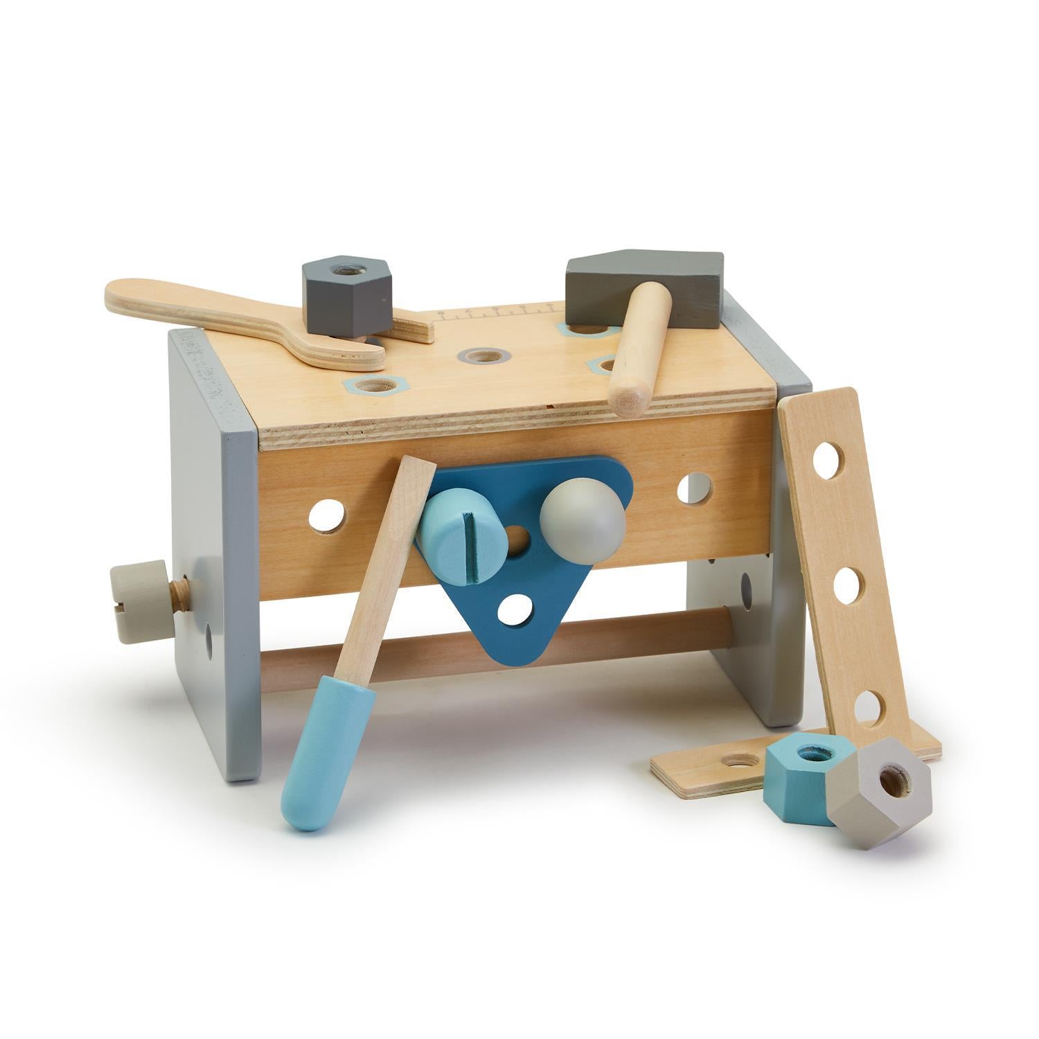  2-In-1 Wood Toolbox / Tool Bench in Gift Box、mySite、elrpsem3k