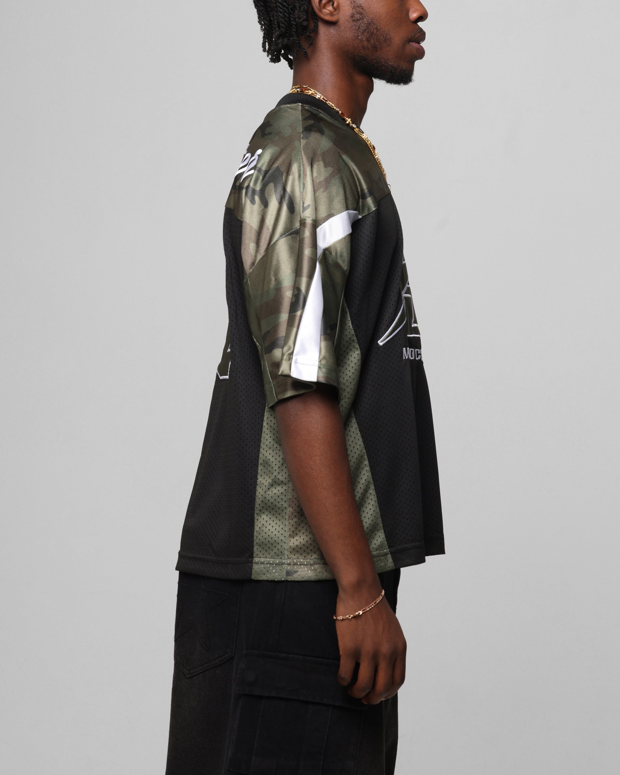 Loiter End Zone Jersey Black/Camo、mySite、zt4zffjzw