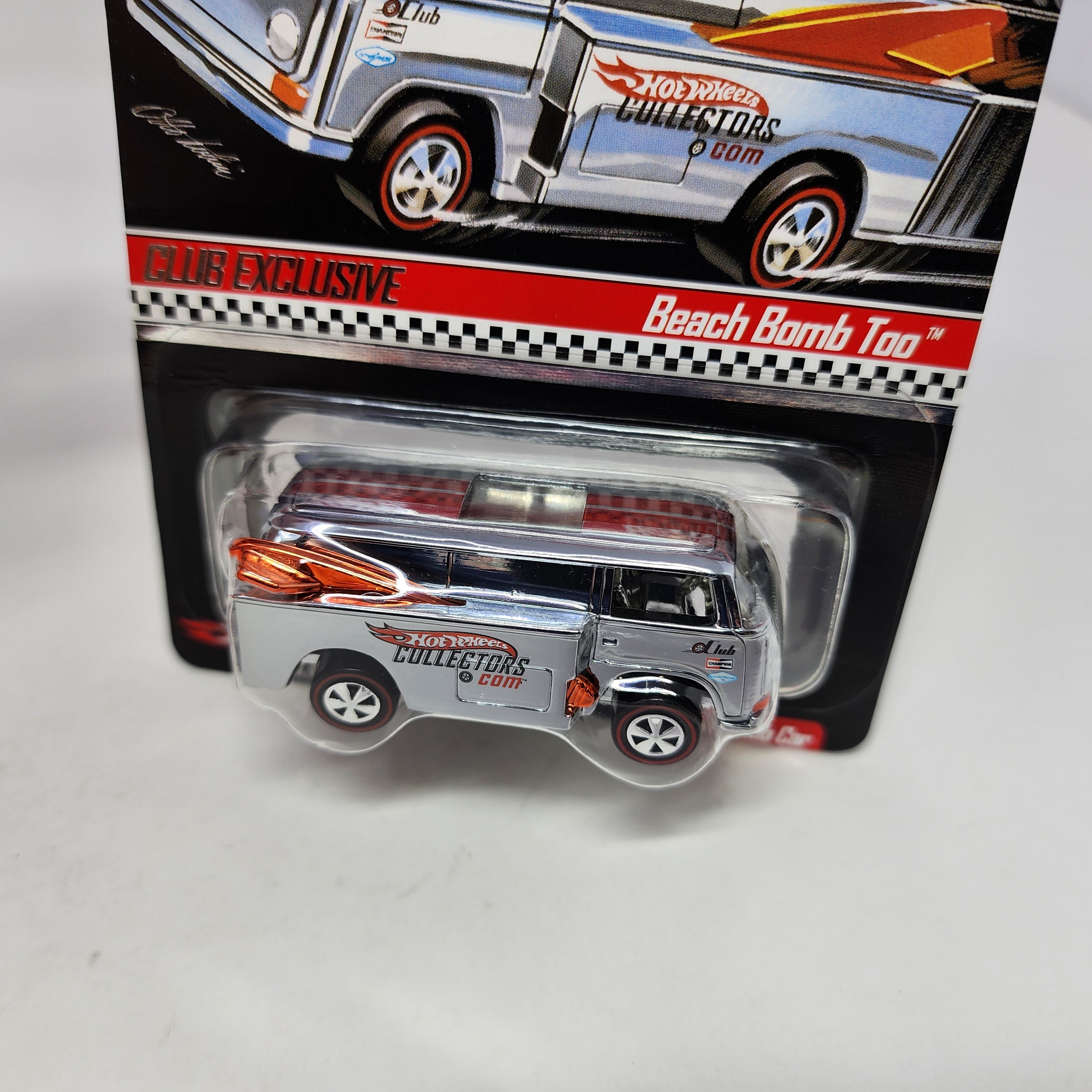 Beach Bomb Too CHROME * Hot Wheels Red Line Club RLC Exclusive、mySite、hgirdovlk