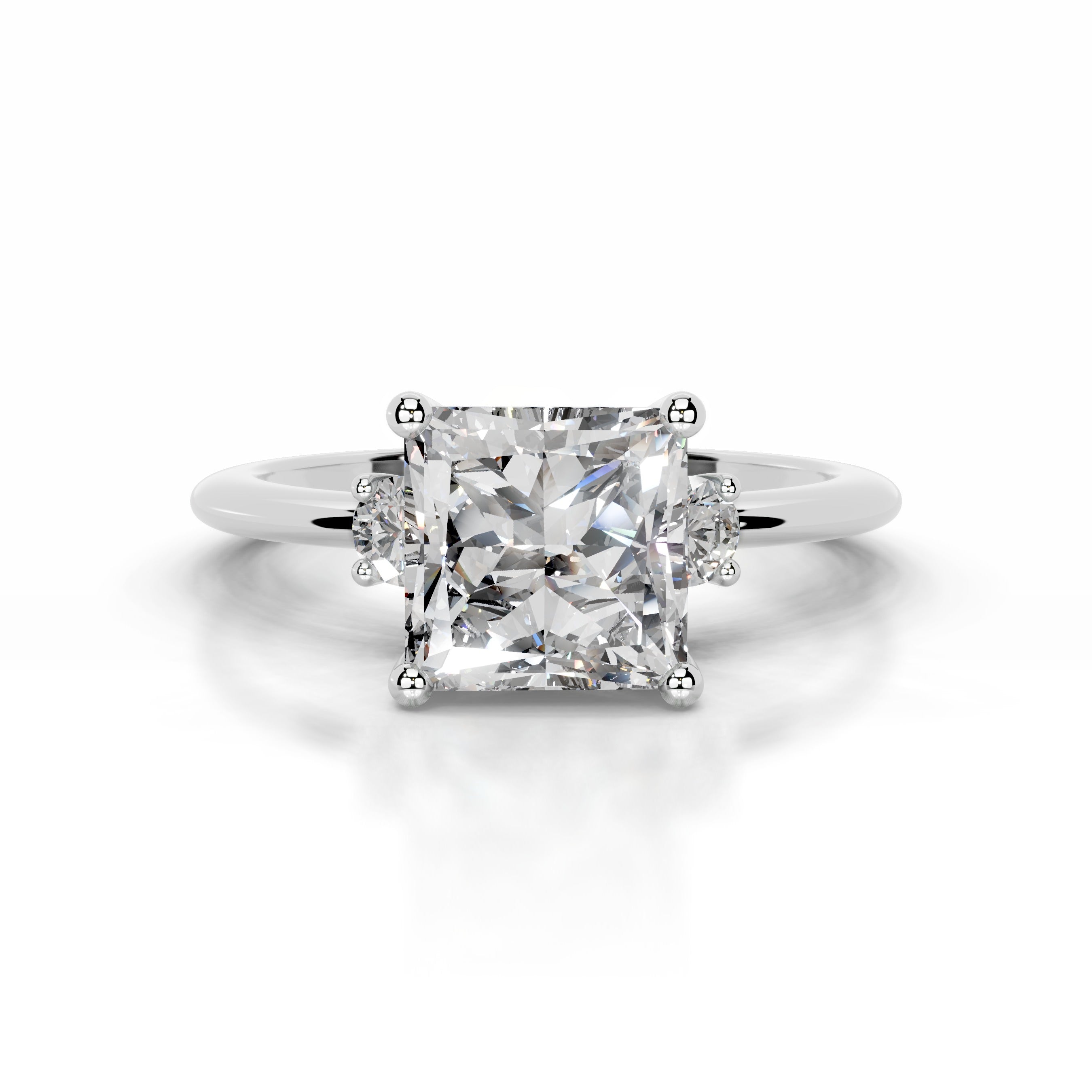 Blanca Diamond Engagement Ring - 14 White Gold、mySite、hinf8tx79