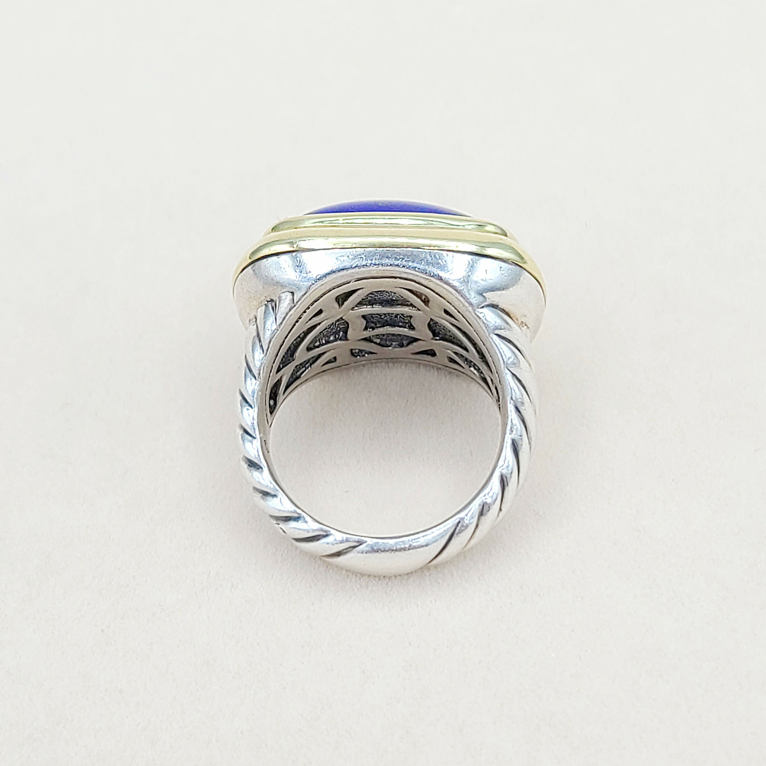 David Yurman Waverly Ring With Lapis Lazuli and Gold、mySite、hinf8tx79