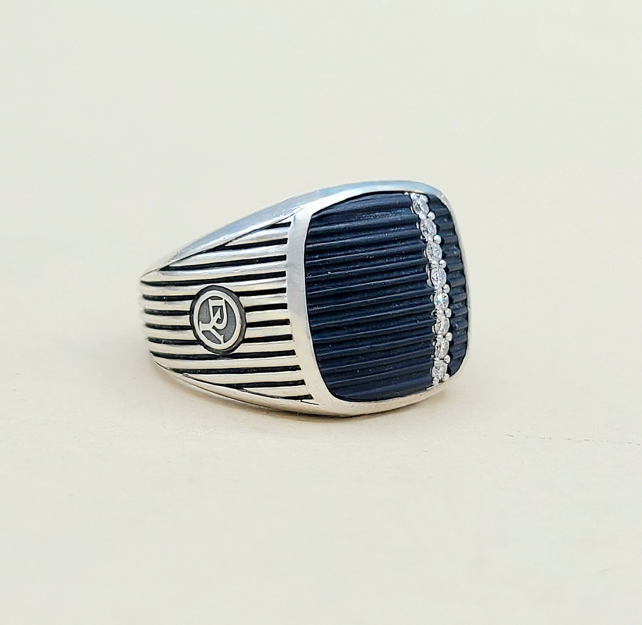 David Yurman Royal Cord Ring Onyx & Diamonds、mySite、hinf8tx79