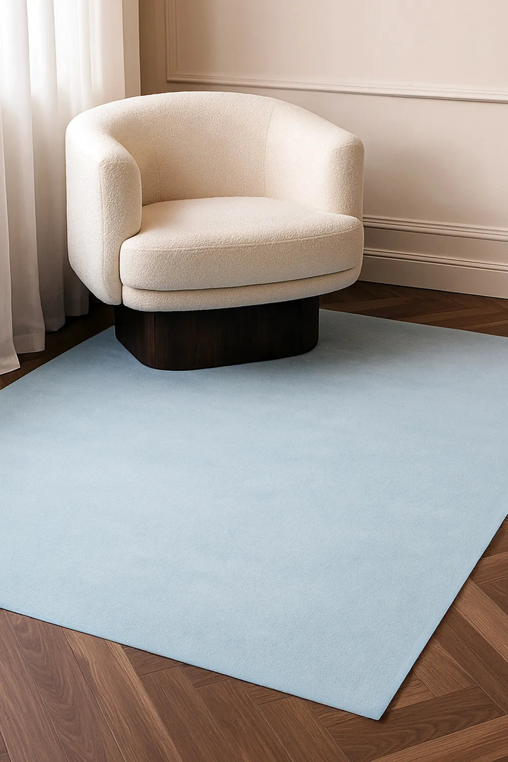 Solid Color Hand Tufted New Zealand Wool Rug、mySite、gigharbornorthrealestate