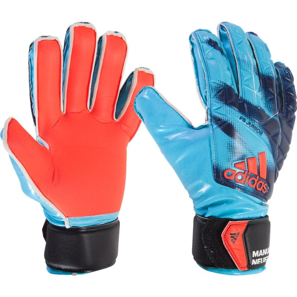 adidas Kids ACE Finger Saver Goalkeeper Gloves Night Indigo/Solar Red/White、mySite、noshort