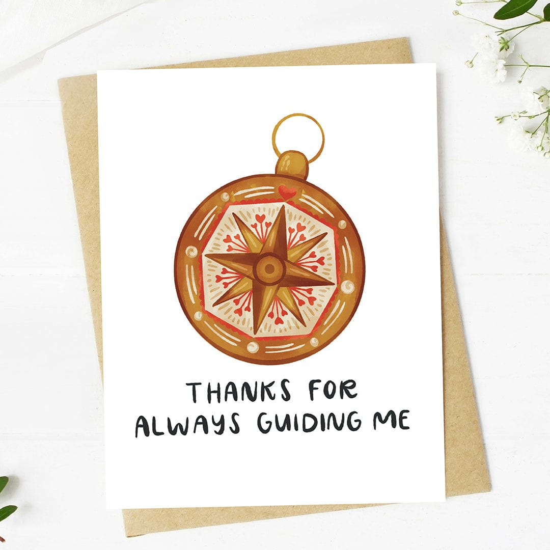  Thanks for always guiding me Compass Mother's Day Card、mySite、elrpsem3k