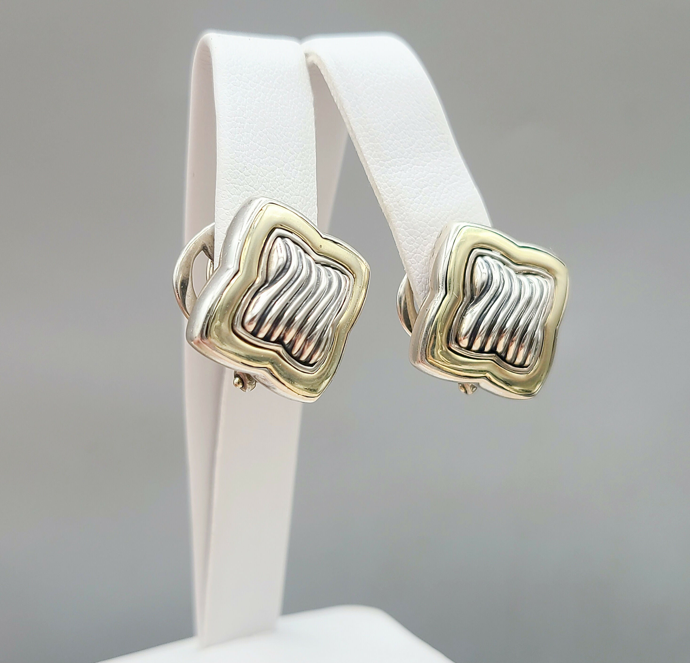 David Yurman Large Thoroughbred Quatrefoil Earrings、mySite、hinf8tx79