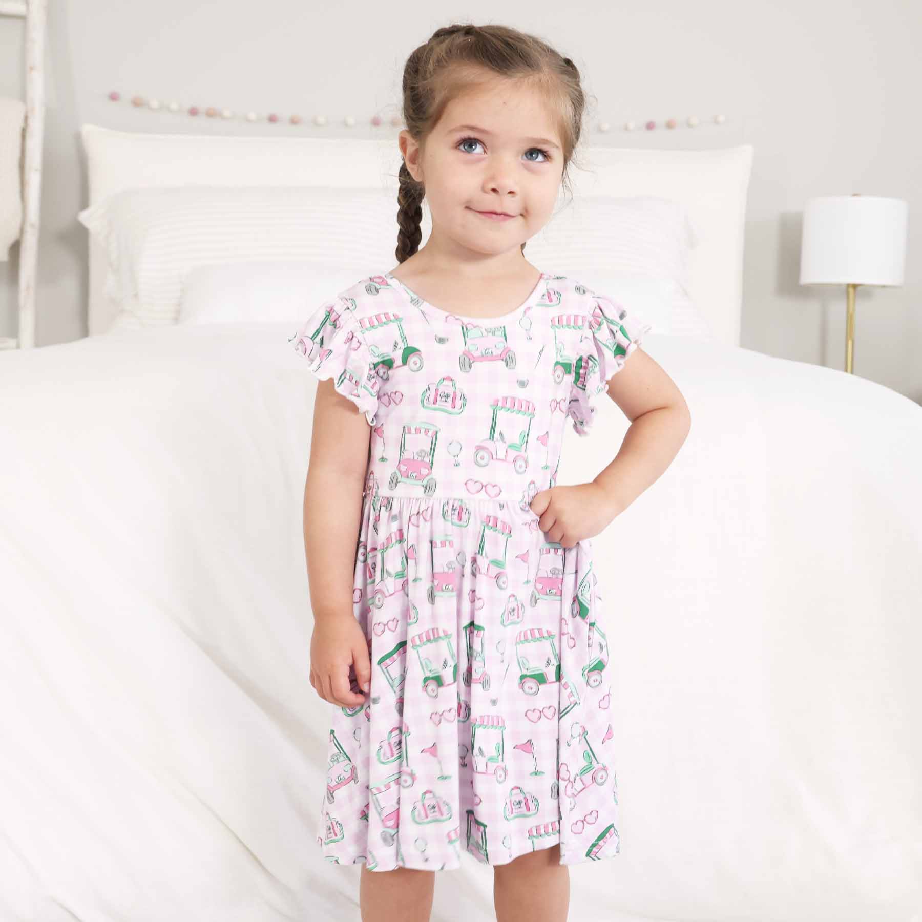  Ruffle Twirl Dress | Birdie Babes Pink、mySite、layawaytickets