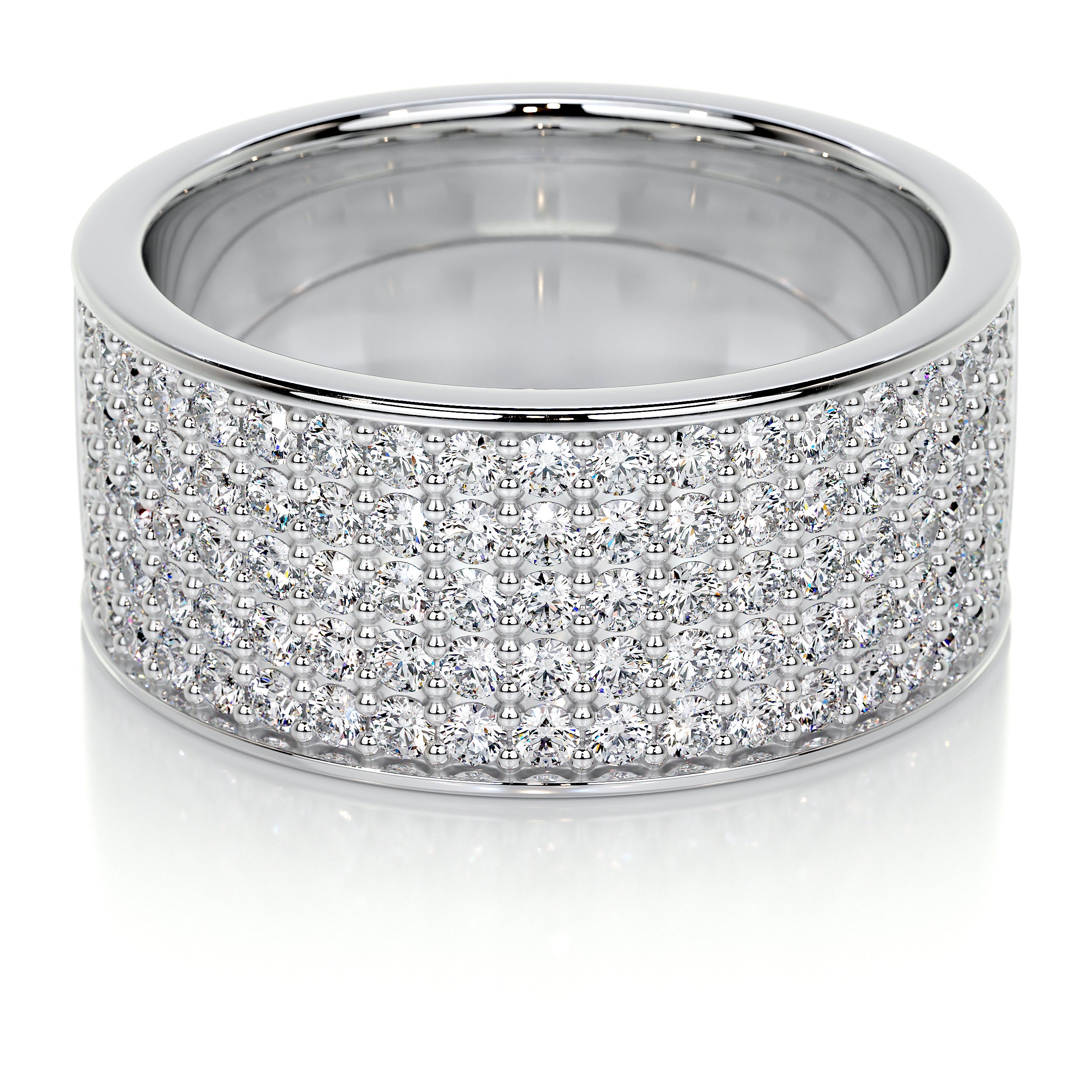 June Lab Grown Diamond Wedding Ring (1 Carat) -Platinum、mySite、hinf8tx79