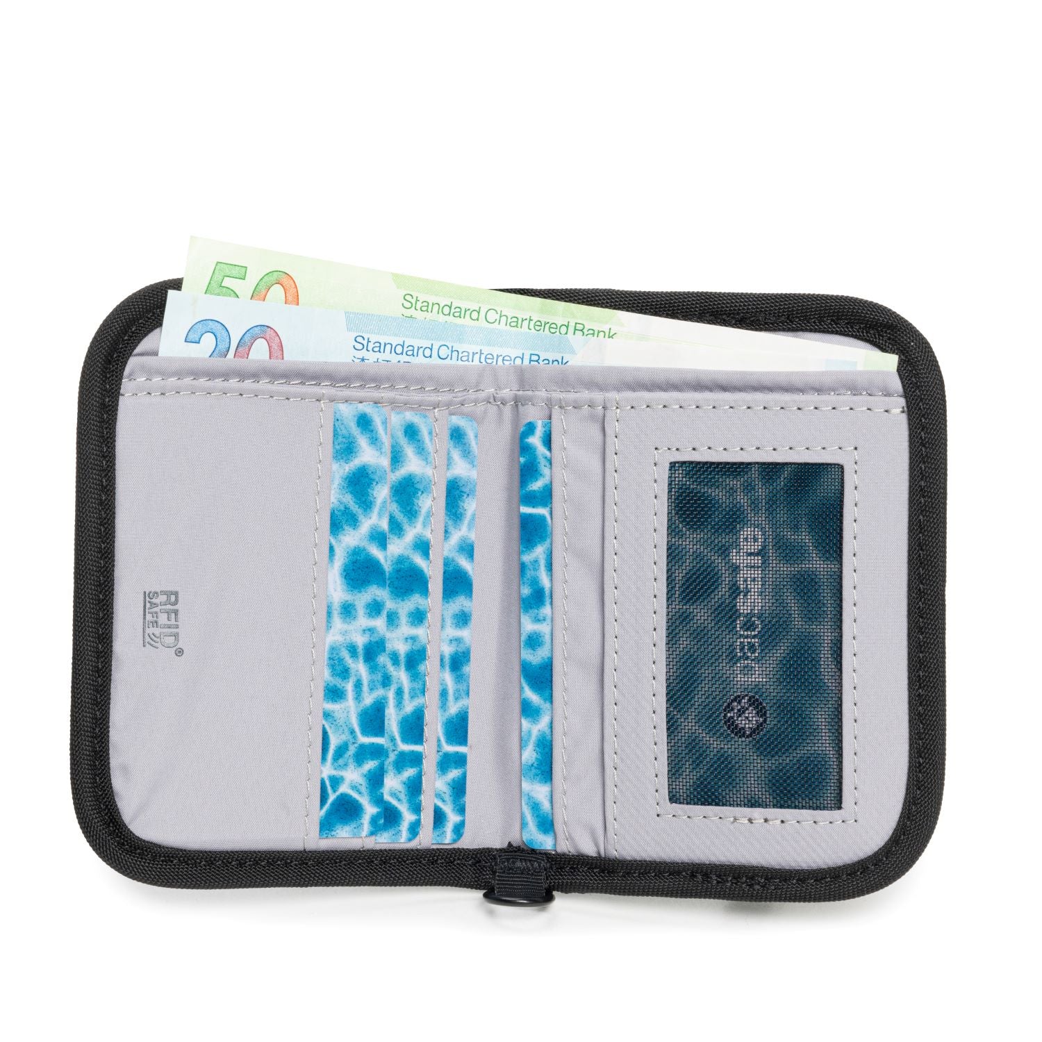 Pacsafe® RFIDsafe™ V50 RFID blocking compact wallet、mySite、garagedoors4me