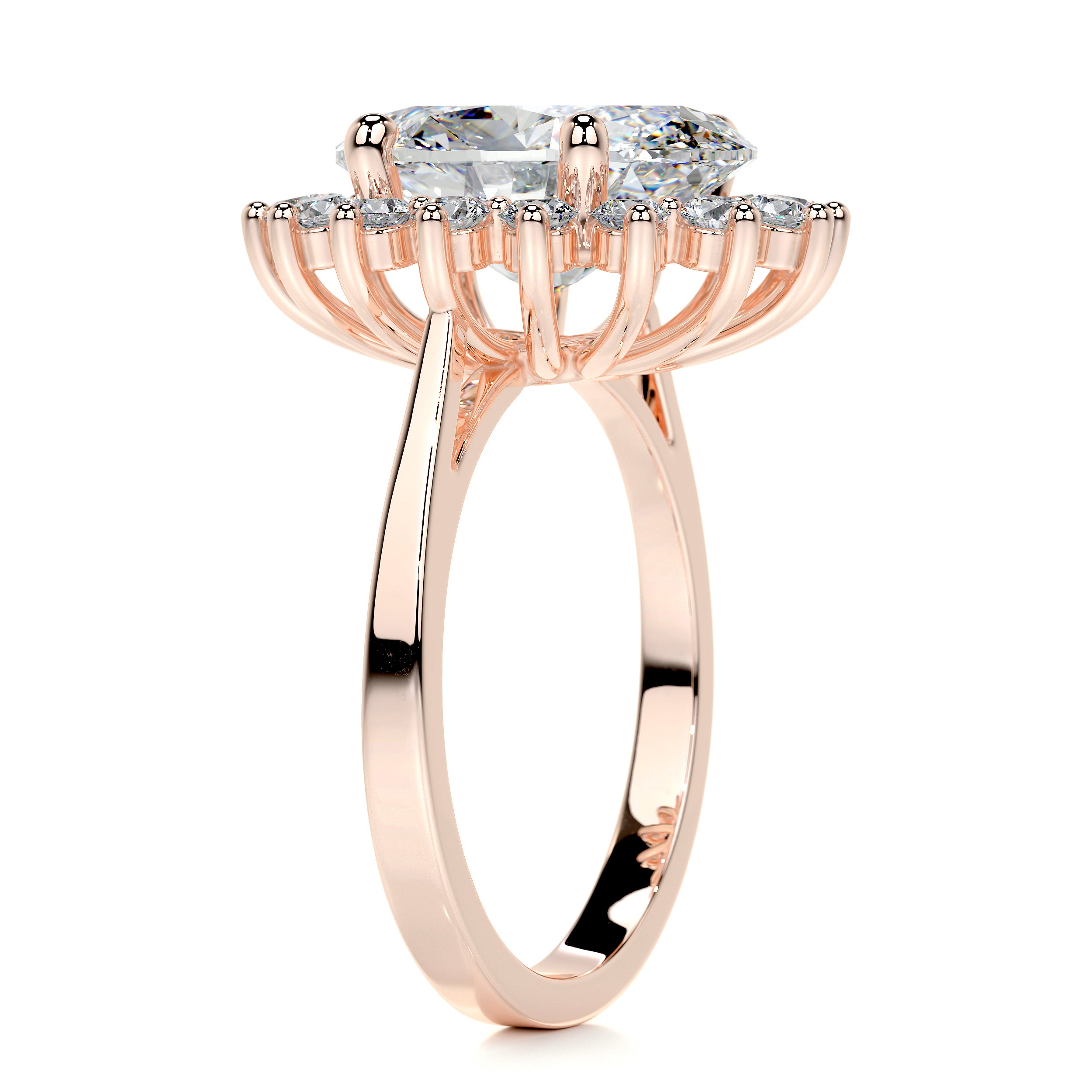 Lyn Diamond Engagement Ring - 14K Rose Gold、mySite、hinf8tx79
